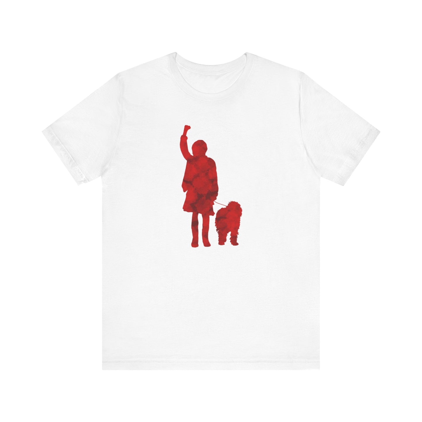 Annie & Sandy The Dog Watercolour Outline Unisex Adult Tee