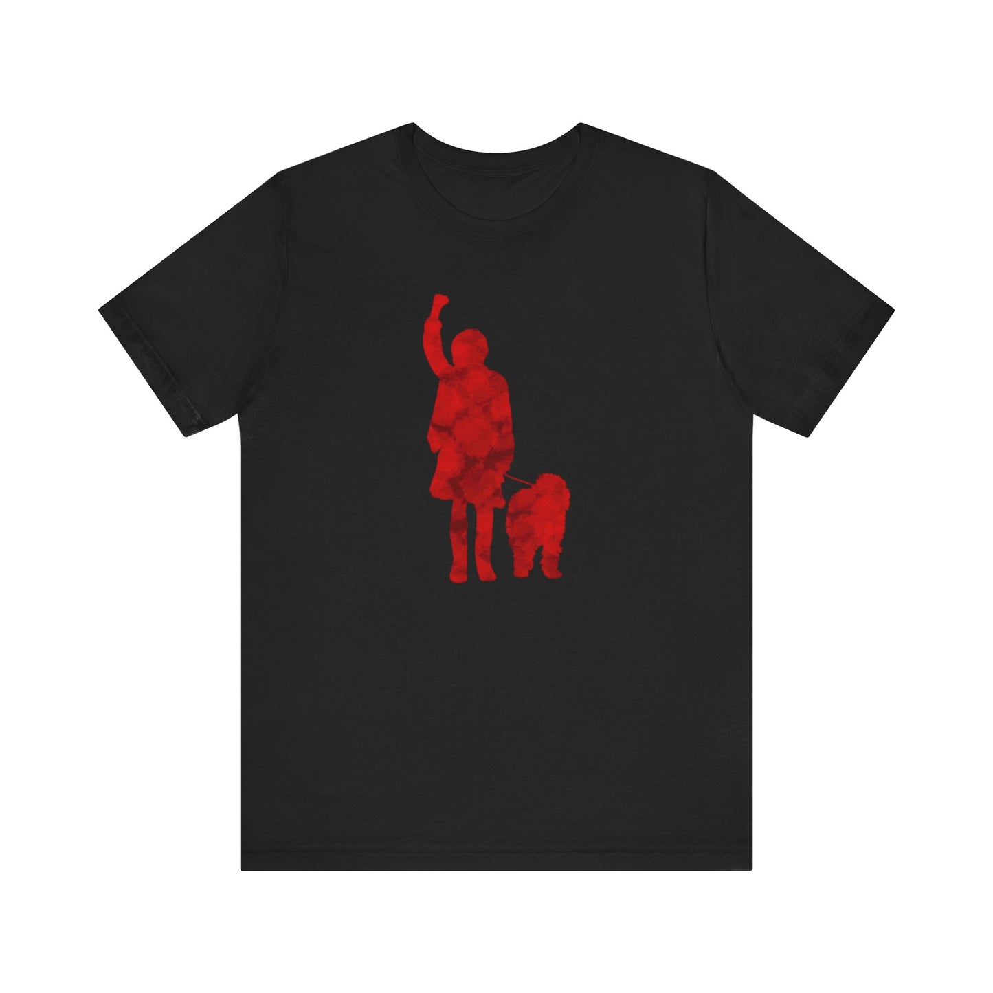 Annie & Sandy The Dog Watercolour Outline Unisex Adult Tee
