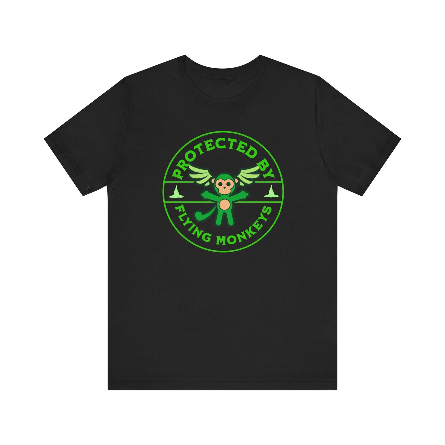 Protected By Flying Monkeys Wicked Adult Unisex Tee