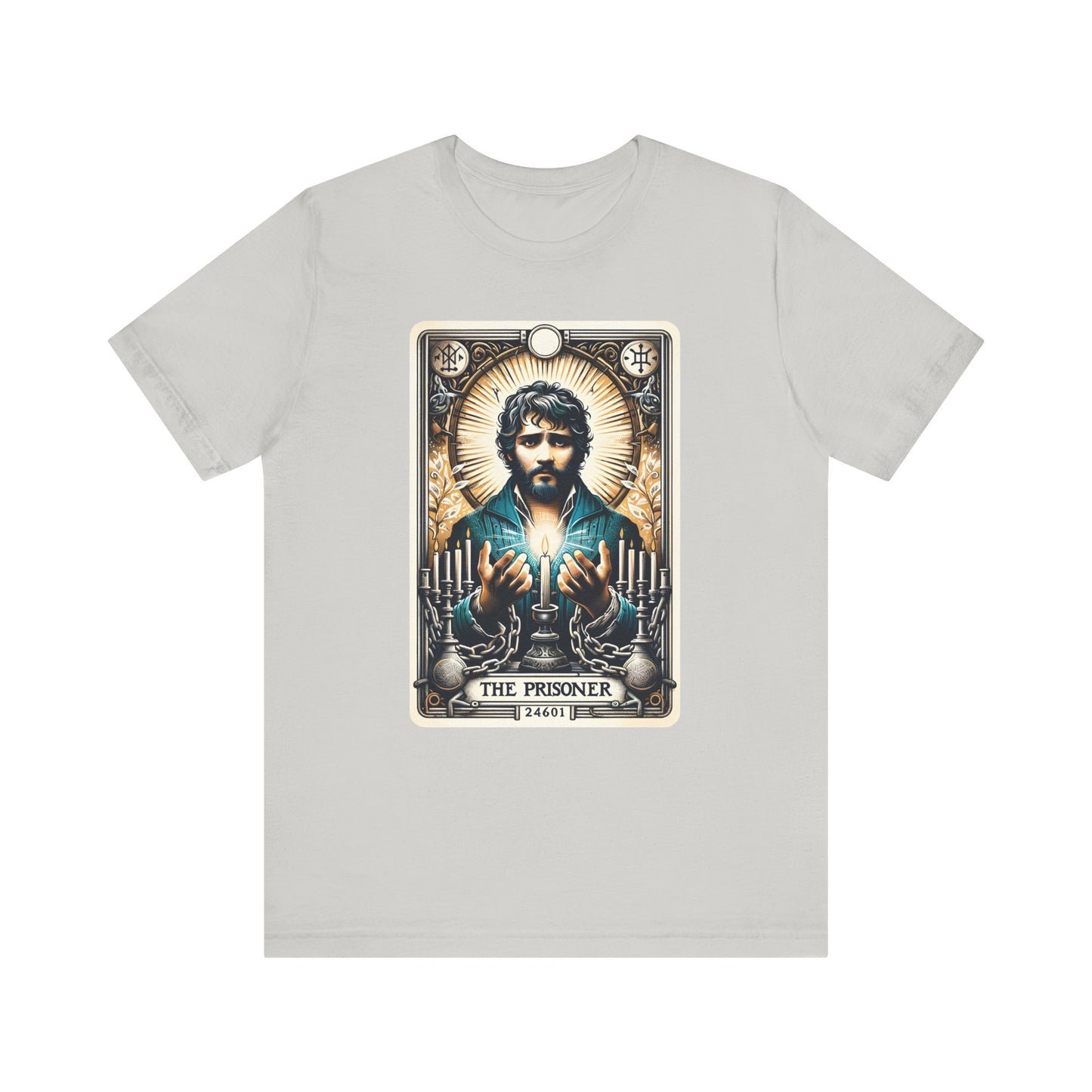 Les Les Misérables Vintage Tarot Jean Valjean Adult Unisex Tee