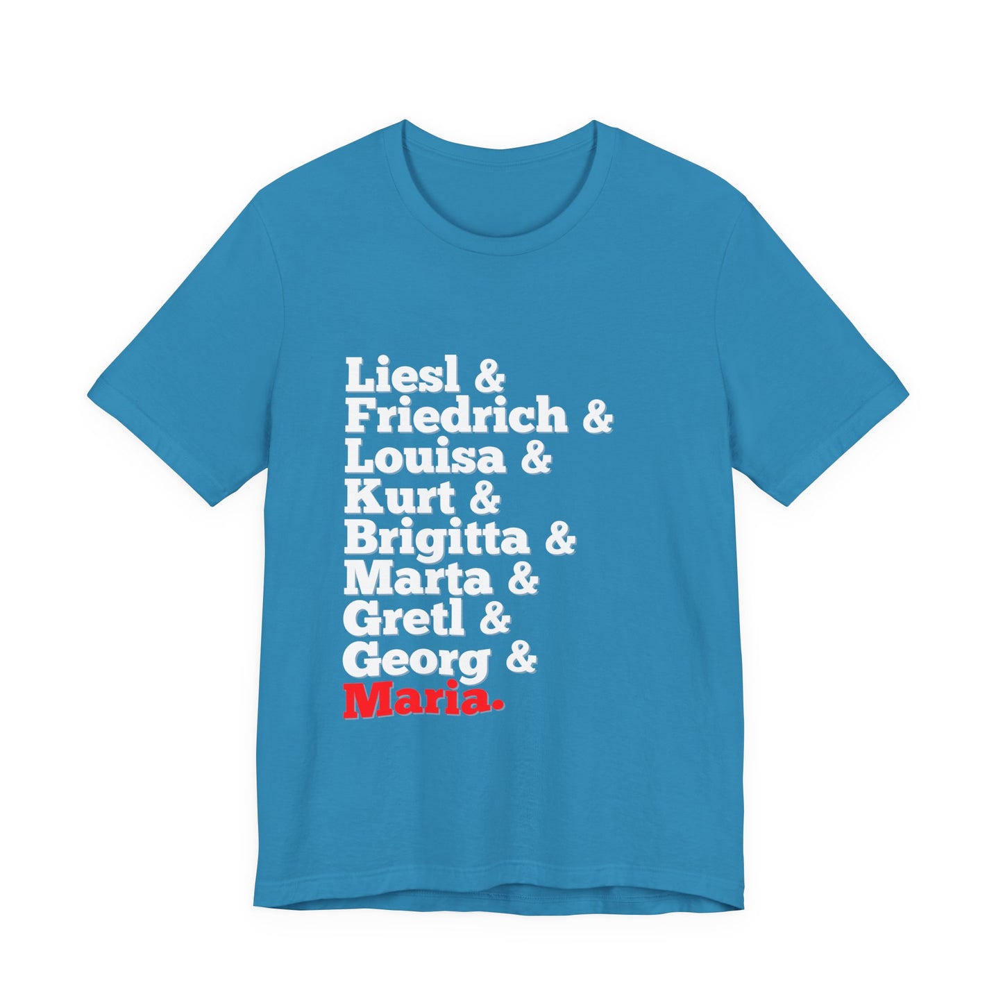 Sound of Music, Von Trapp Family Adult Unisex Tee