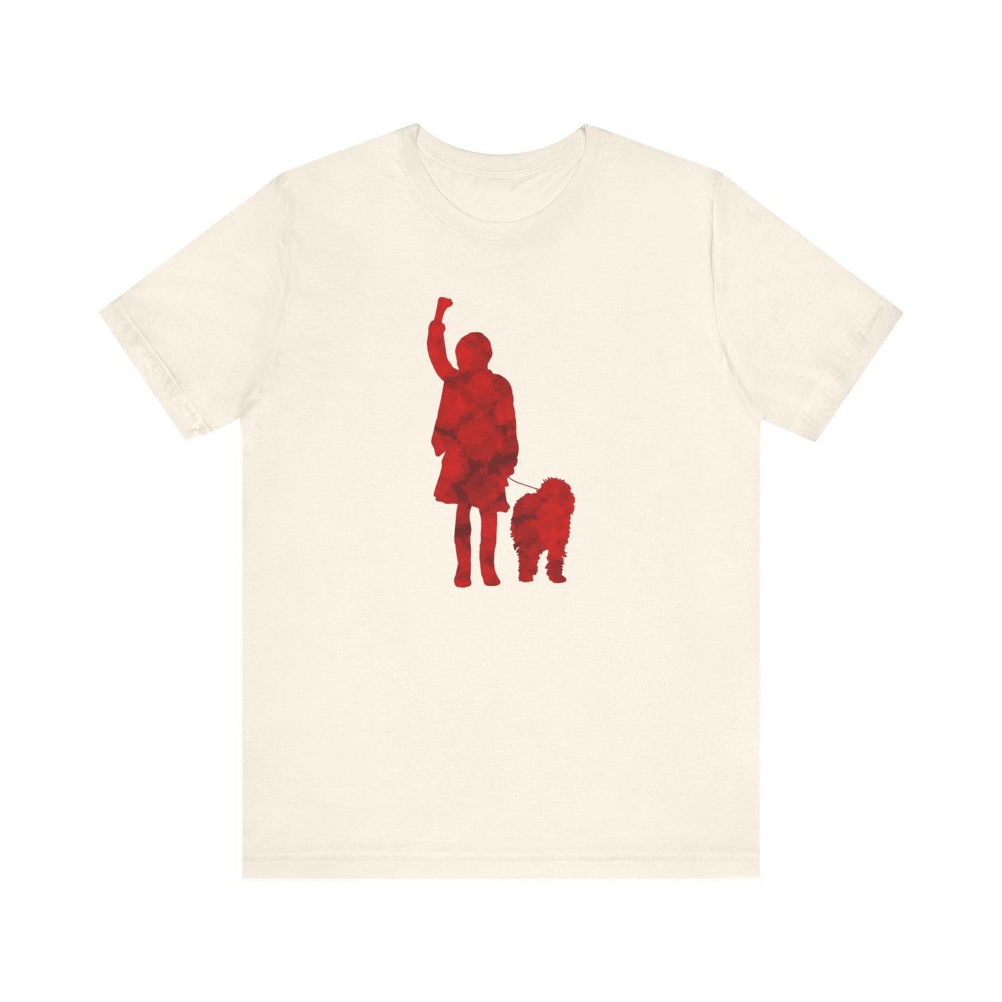 Annie & Sandy The Dog Watercolour Outline Unisex Adult Tee