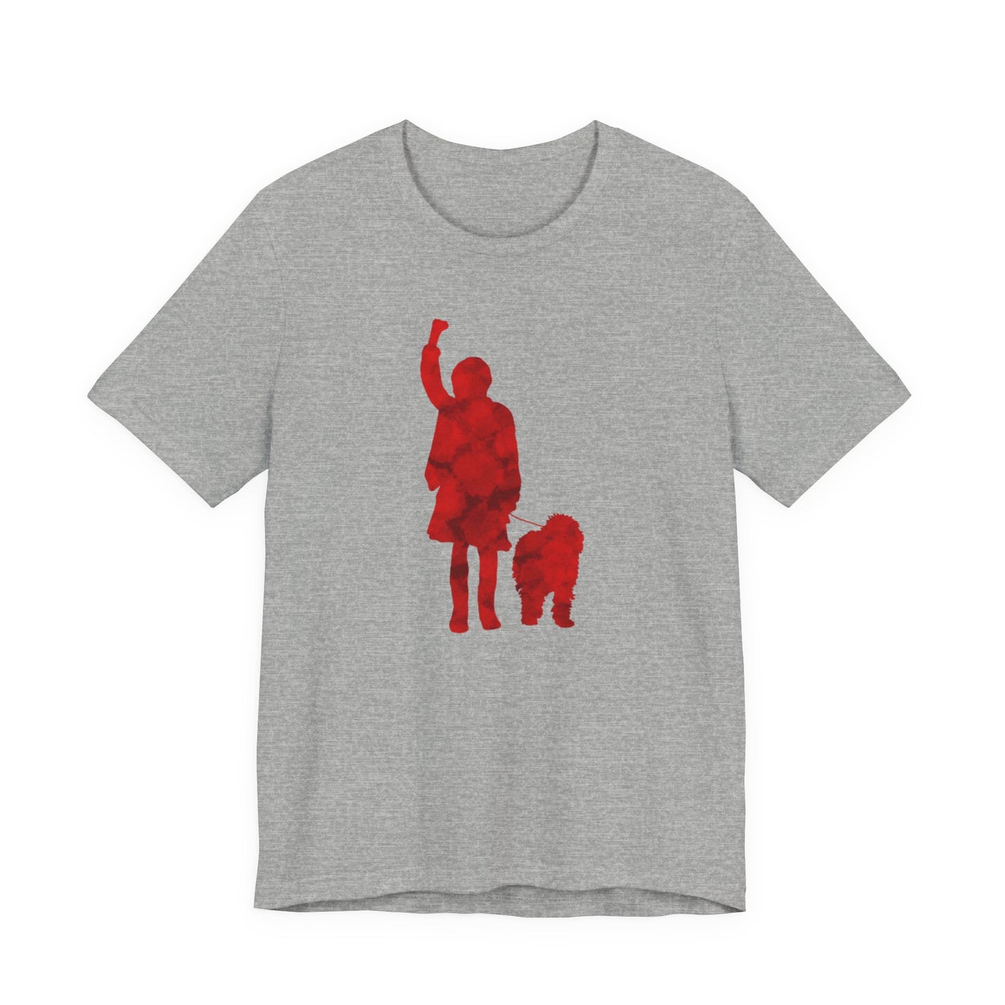 Annie & Sandy The Dog Watercolour Outline Unisex Adult Tee