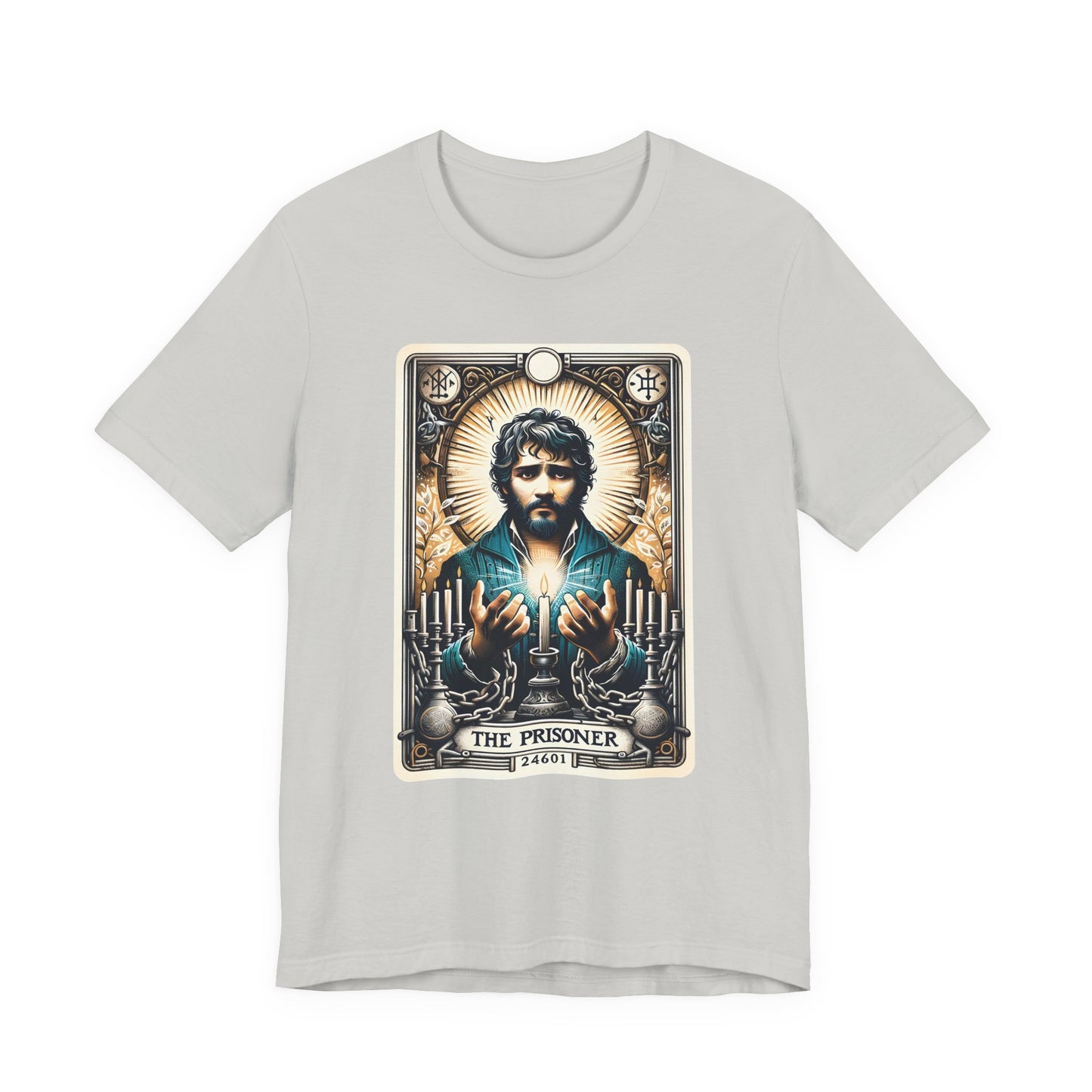 Les Les Misérables Vintage Tarot Jean Valjean Adult Unisex Tee