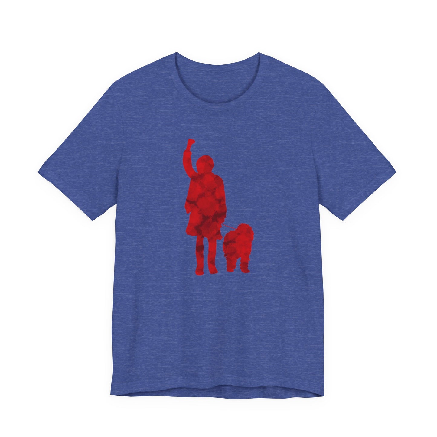 Annie & Sandy The Dog Watercolour Outline Unisex Adult Tee