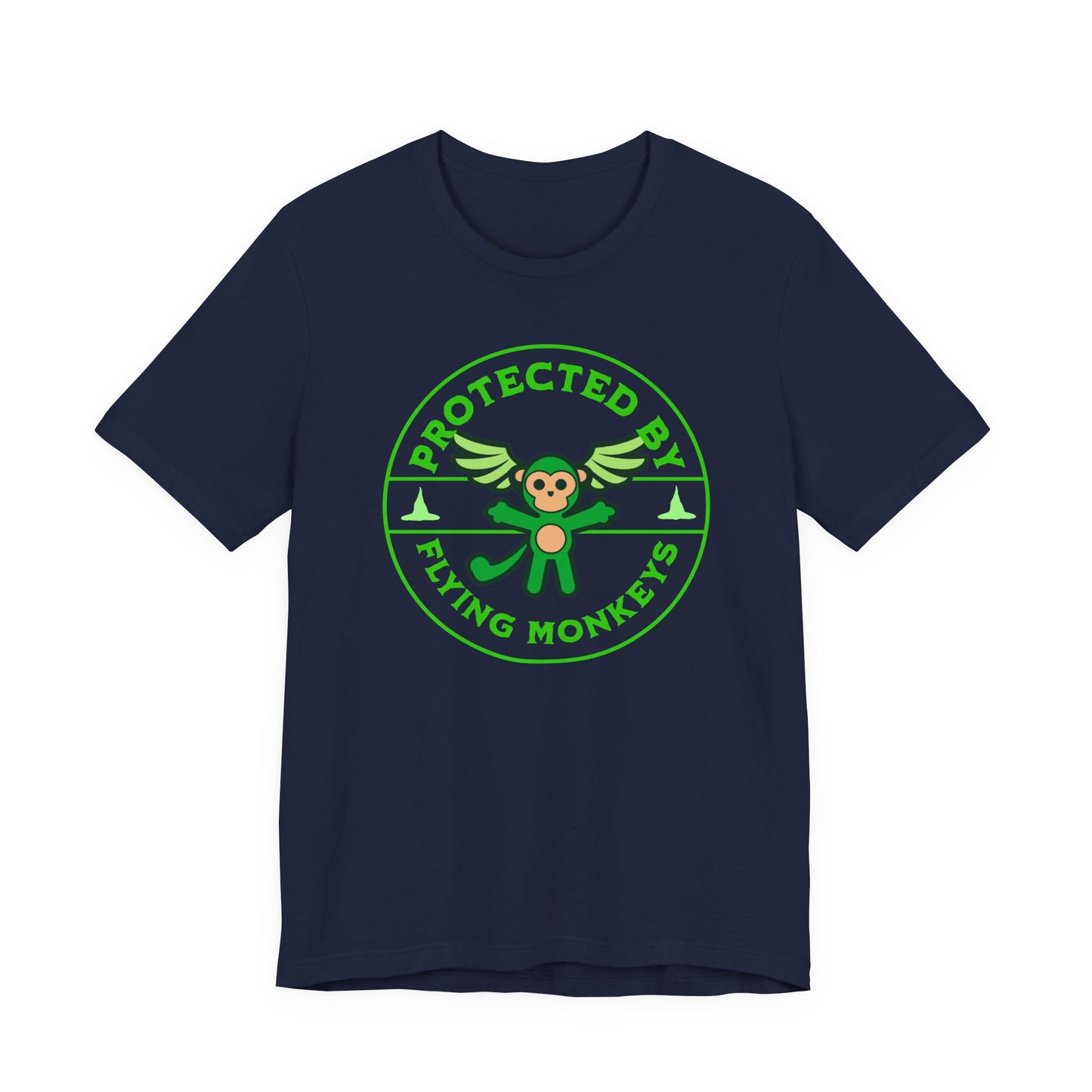 Protected By Flying Monkeys Wicked Adult Unisex Tee