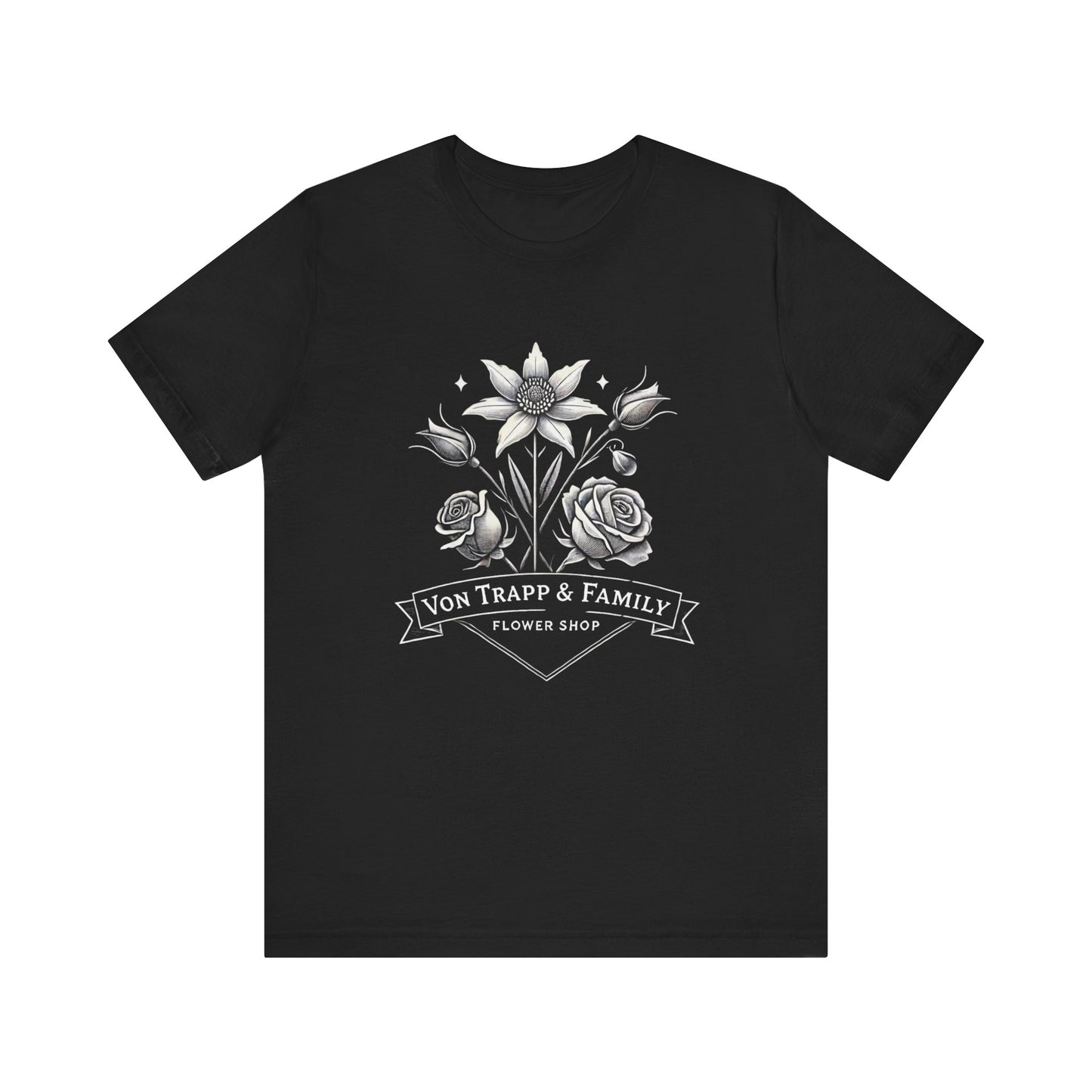 The Sound of Music, Von Trapp Family Flower Shop Adult Unisex Tee