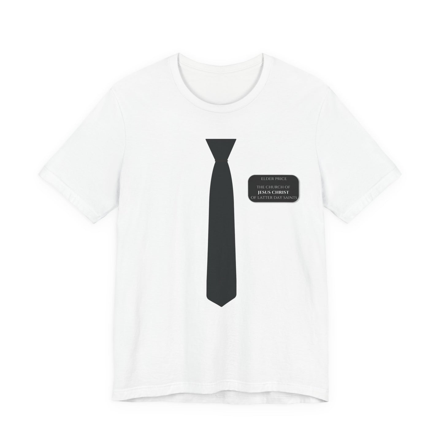 Elder Price Costume Shirt & Tie Book of Mormon Adult Unisex Tee