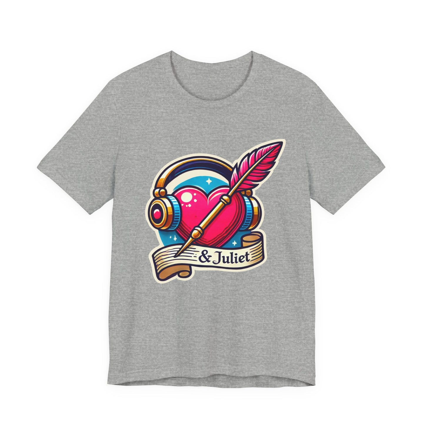& Juliet Quill To The Heart Adult Unisex Tee