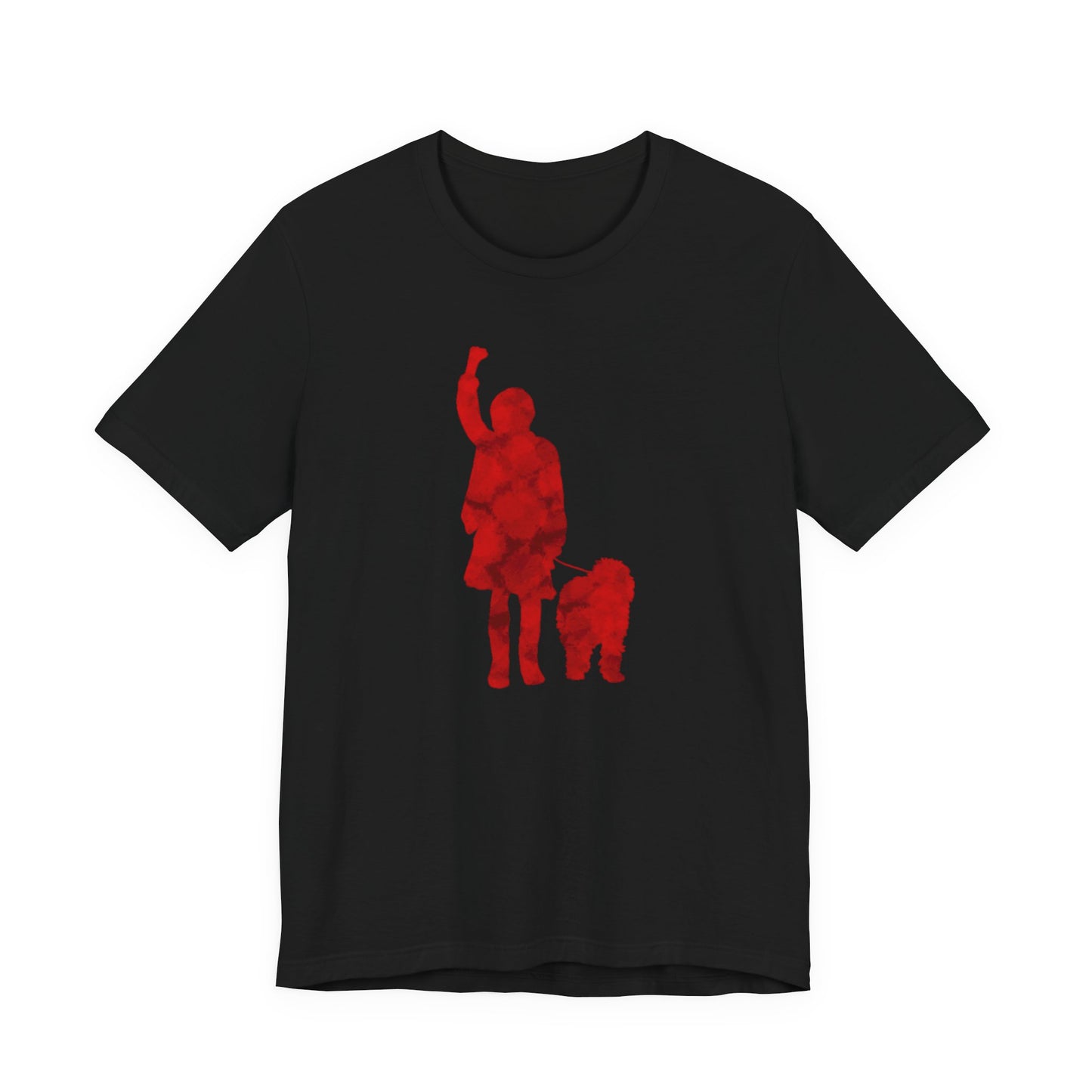 Annie & Sandy The Dog Watercolour Outline Unisex Adult Tee