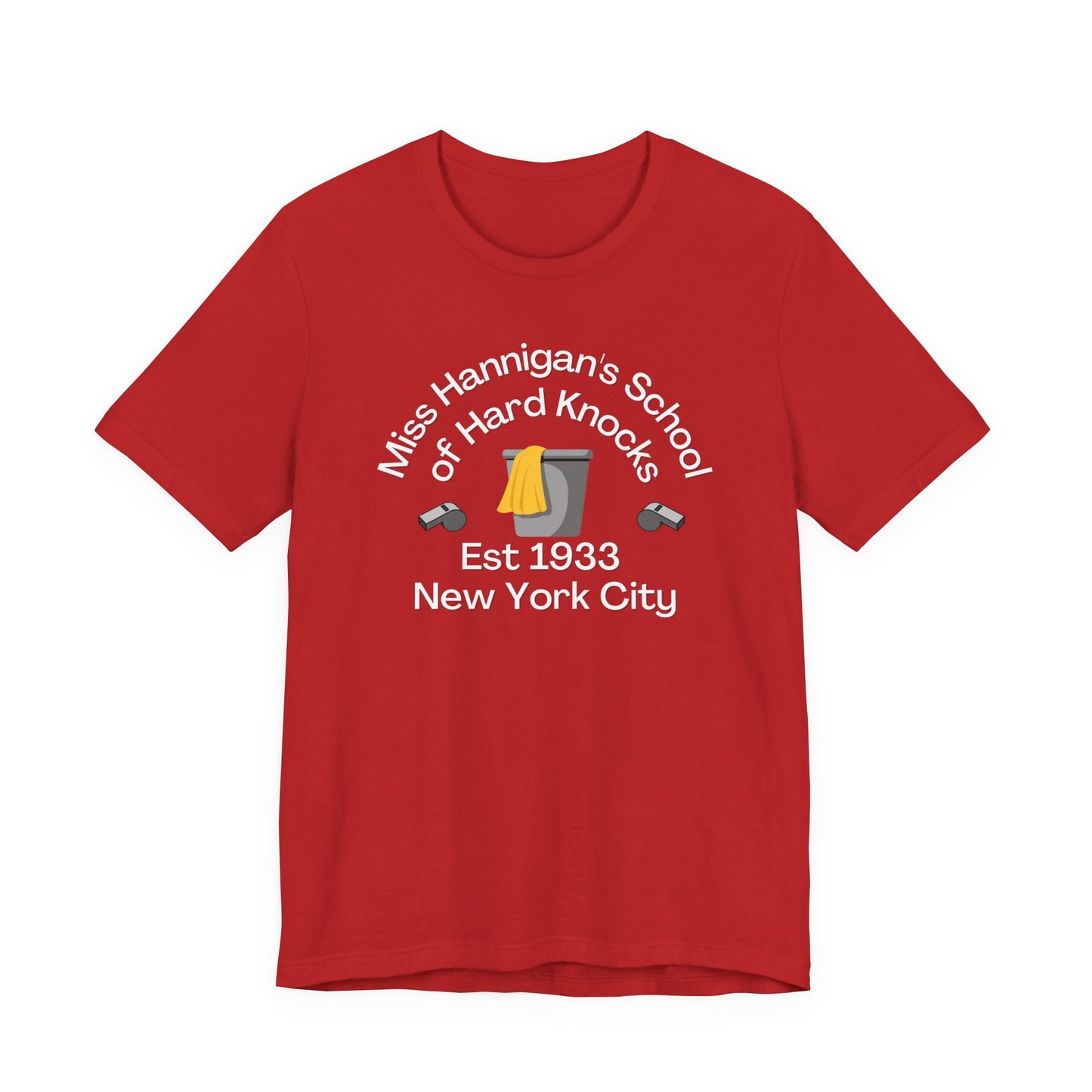 Annie Miss Hannigan's School of Hard Knocks Adult Unisex Tee