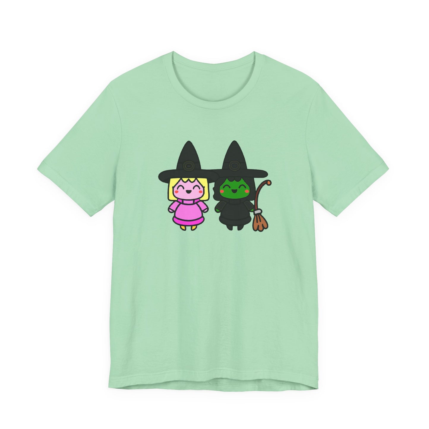 Wicked Elphaba Glinda Kawaii Adult Unisex Tee