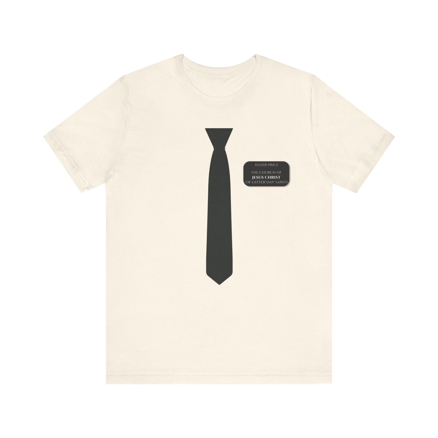 Elder Price Costume Shirt & Tie Book of Mormon Adult Unisex Tee