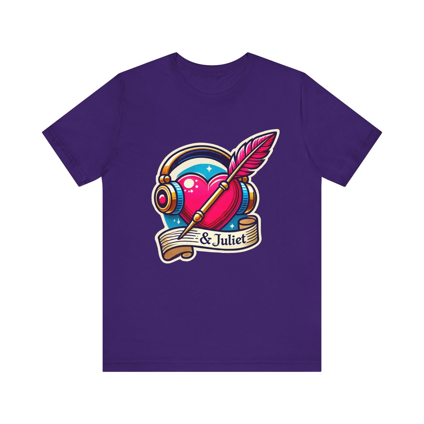 & Juliet Quill To The Heart Adult Unisex Tee