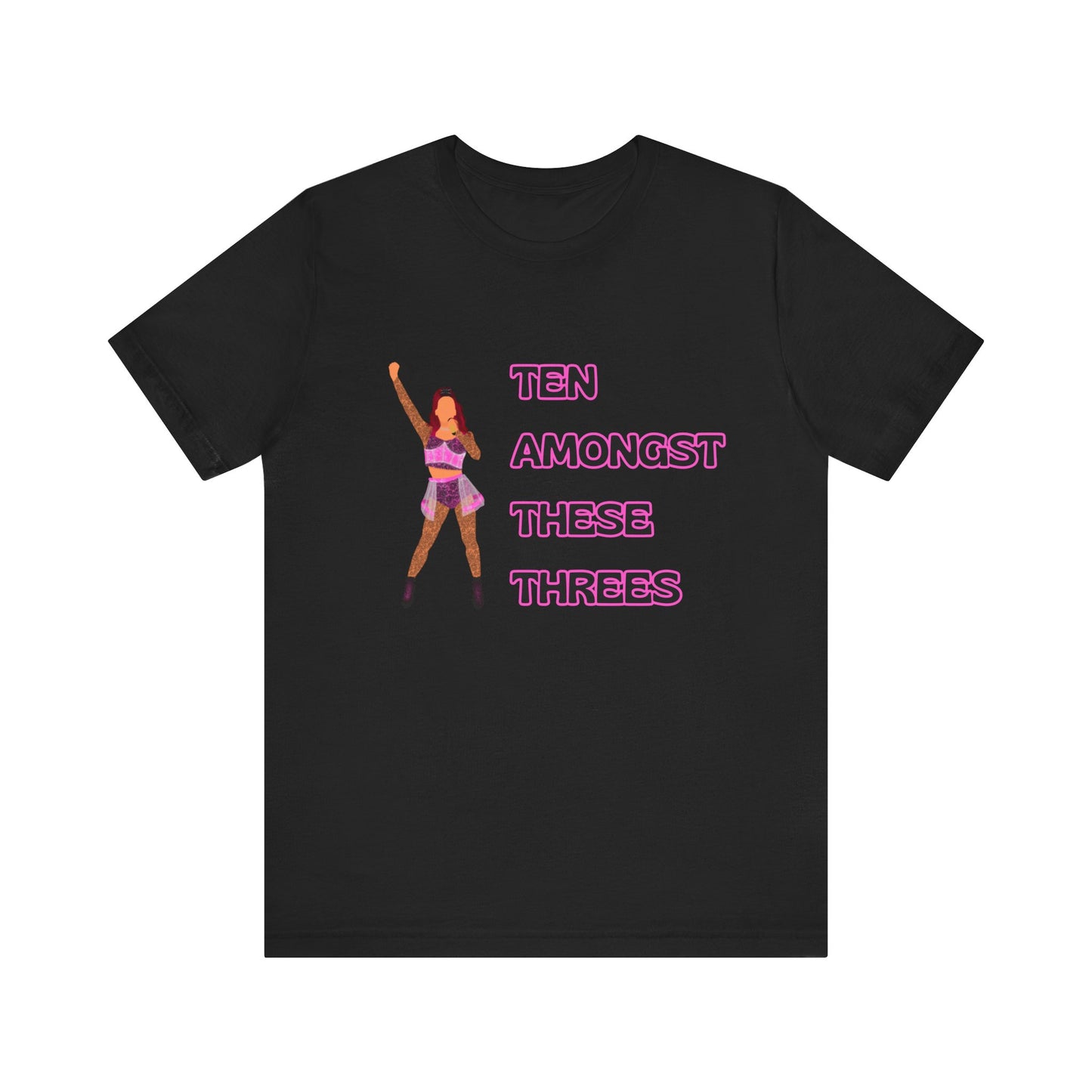 Six Catherine Howard, Ten Amongst These Threes, Adult Unisex Tee