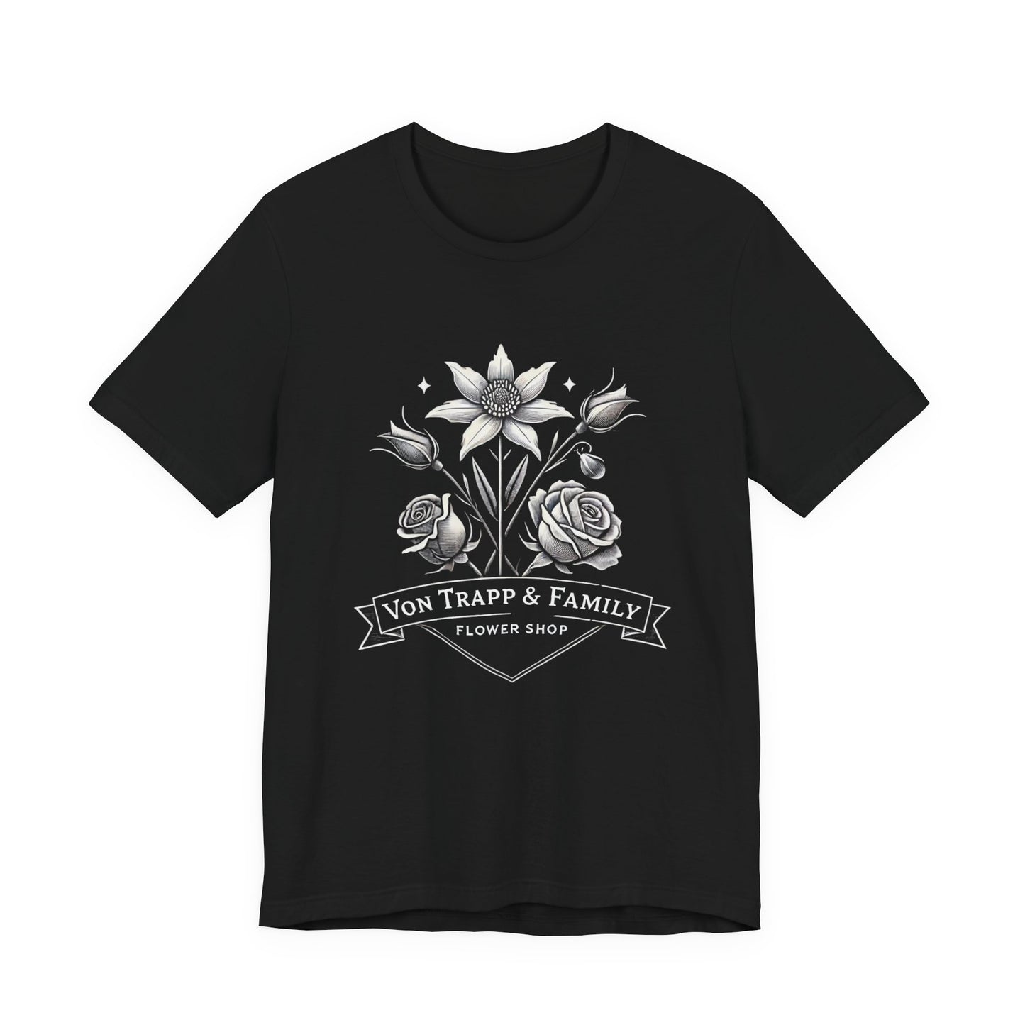 The Sound of Music, Von Trapp Family Flower Shop Adult Unisex Tee