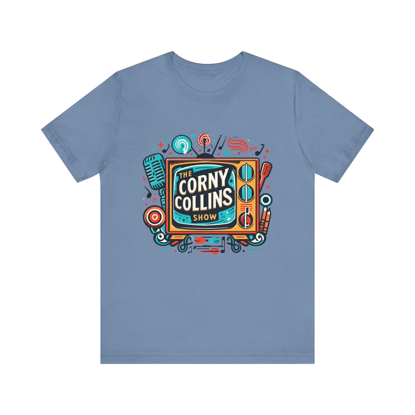 Hairspray Corny Collins Show Adult Unisex Tee