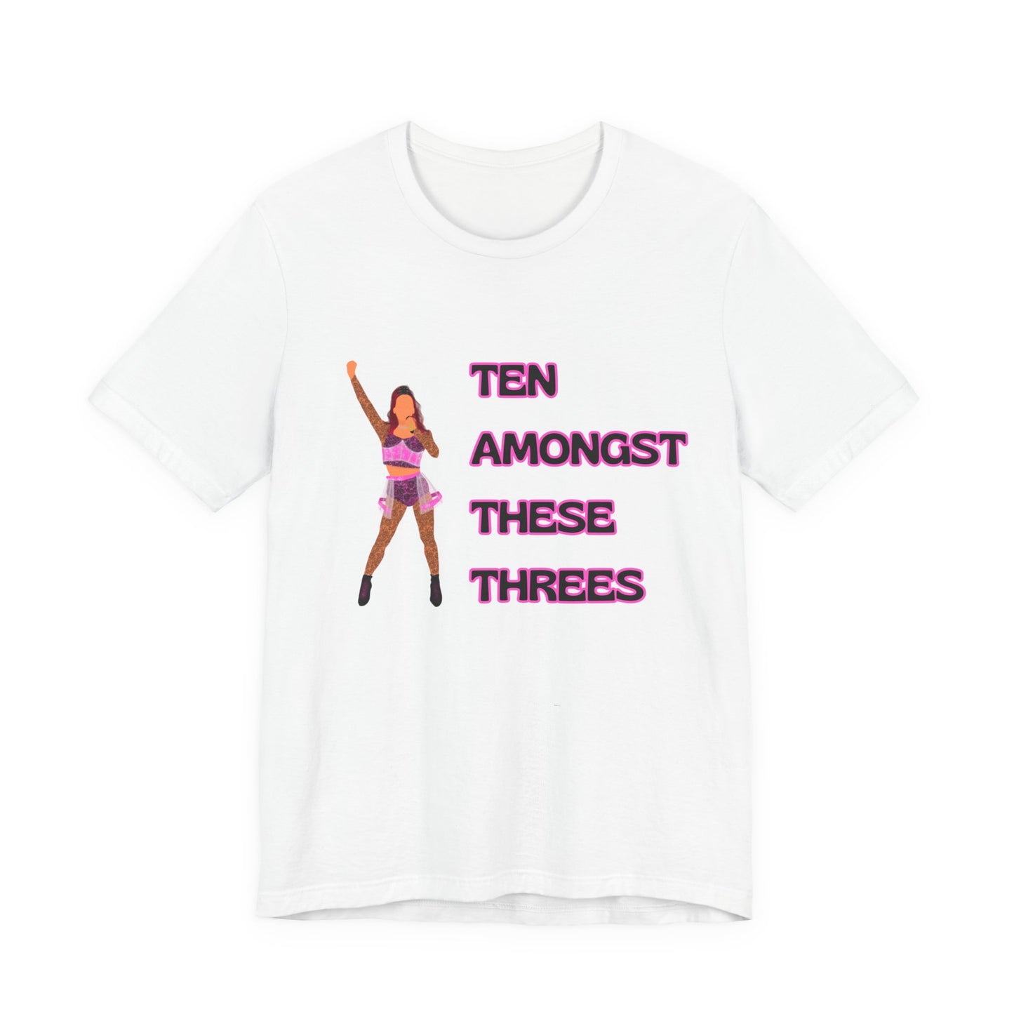 Six Catherine Howard, Ten Amongst These Threes, Adult Unisex Tee