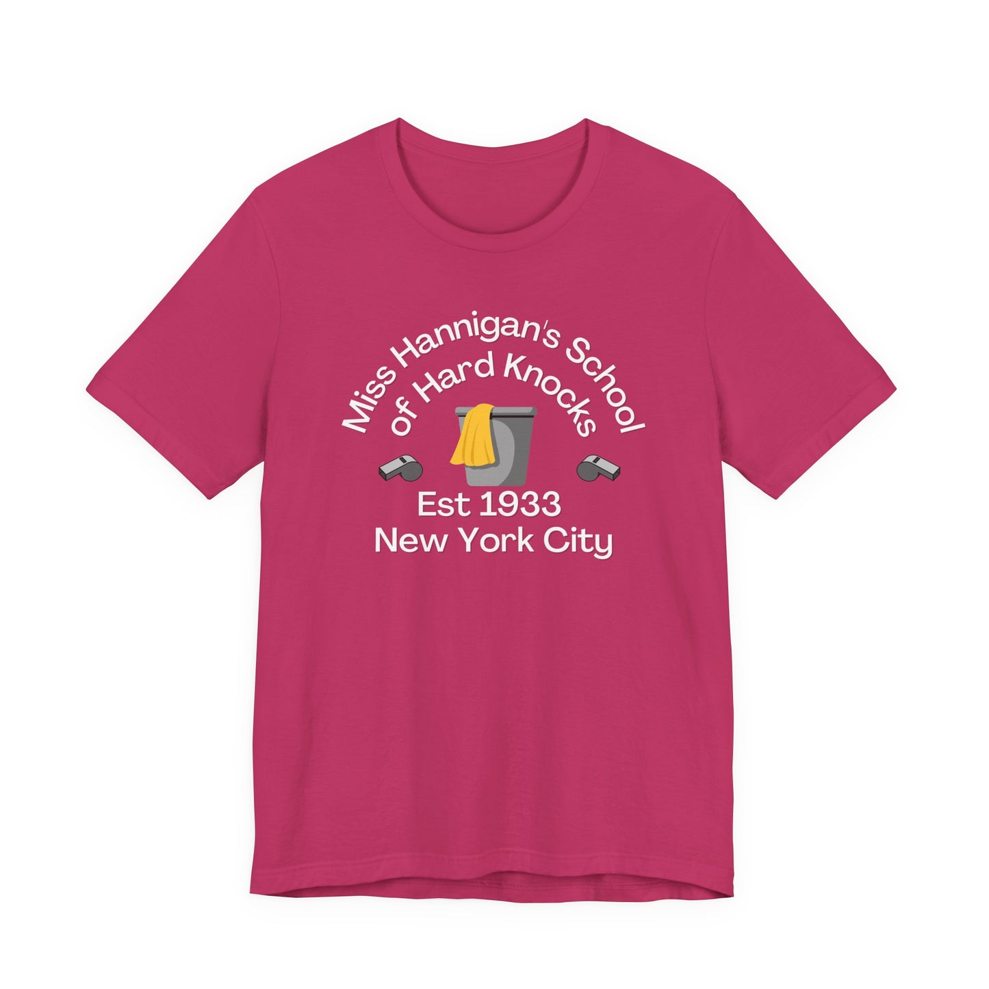 Annie Miss Hannigan's School of Hard Knocks Adult Unisex Tee