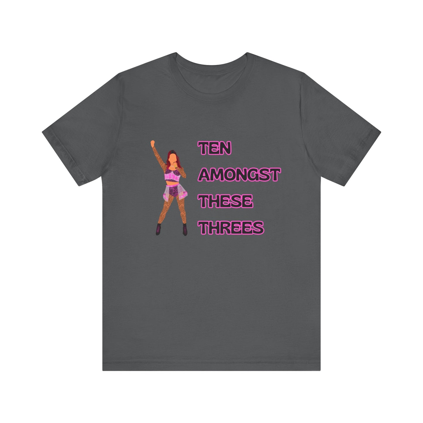 Six Catherine Howard, Ten Amongst These Threes, Adult Unisex Tee