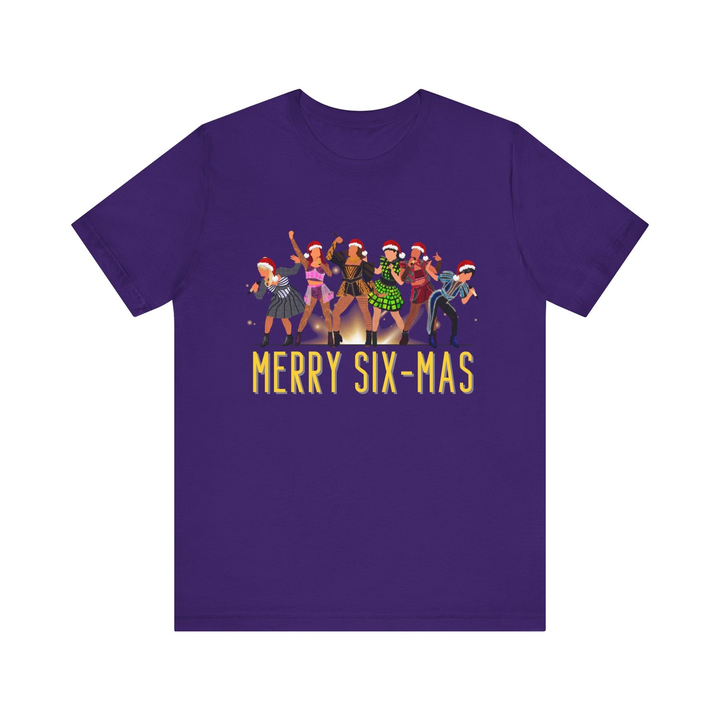 Six Merry Six-mas Christmas Adult Unisex Tee