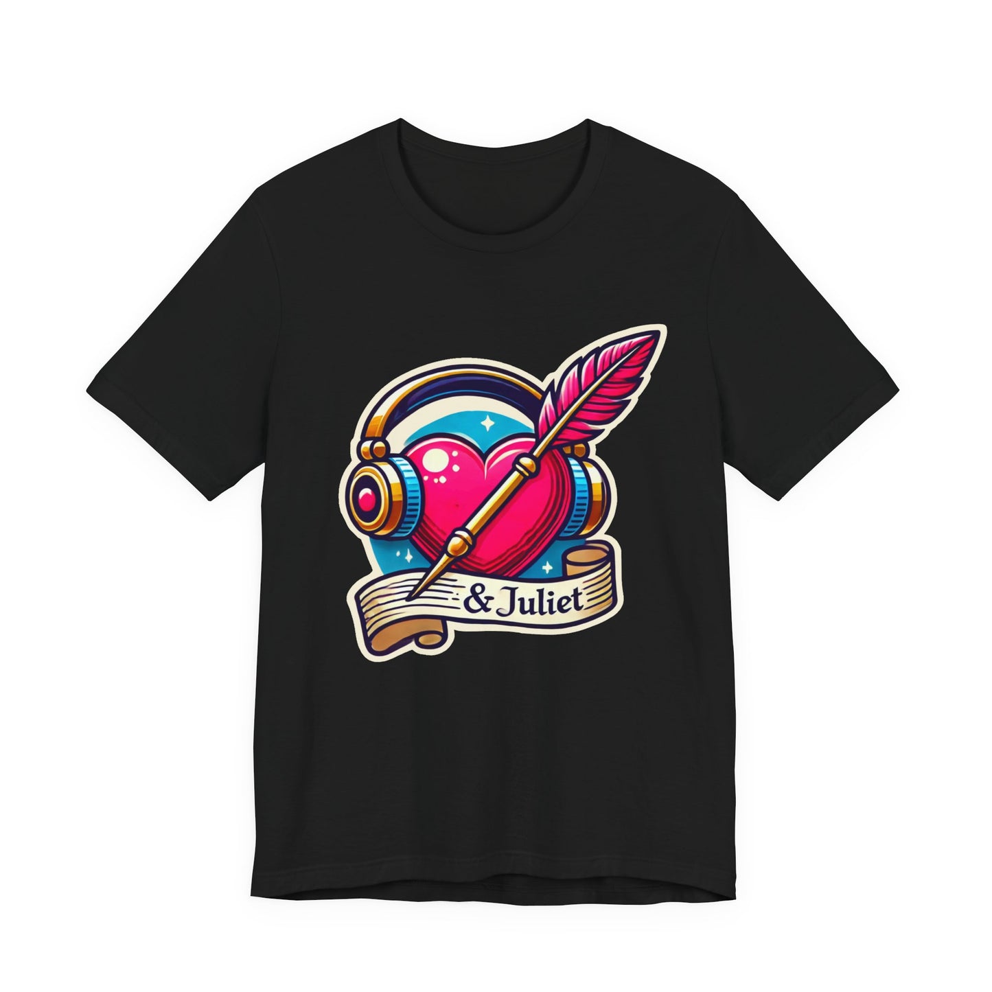 & Juliet Quill To The Heart Adult Unisex Tee