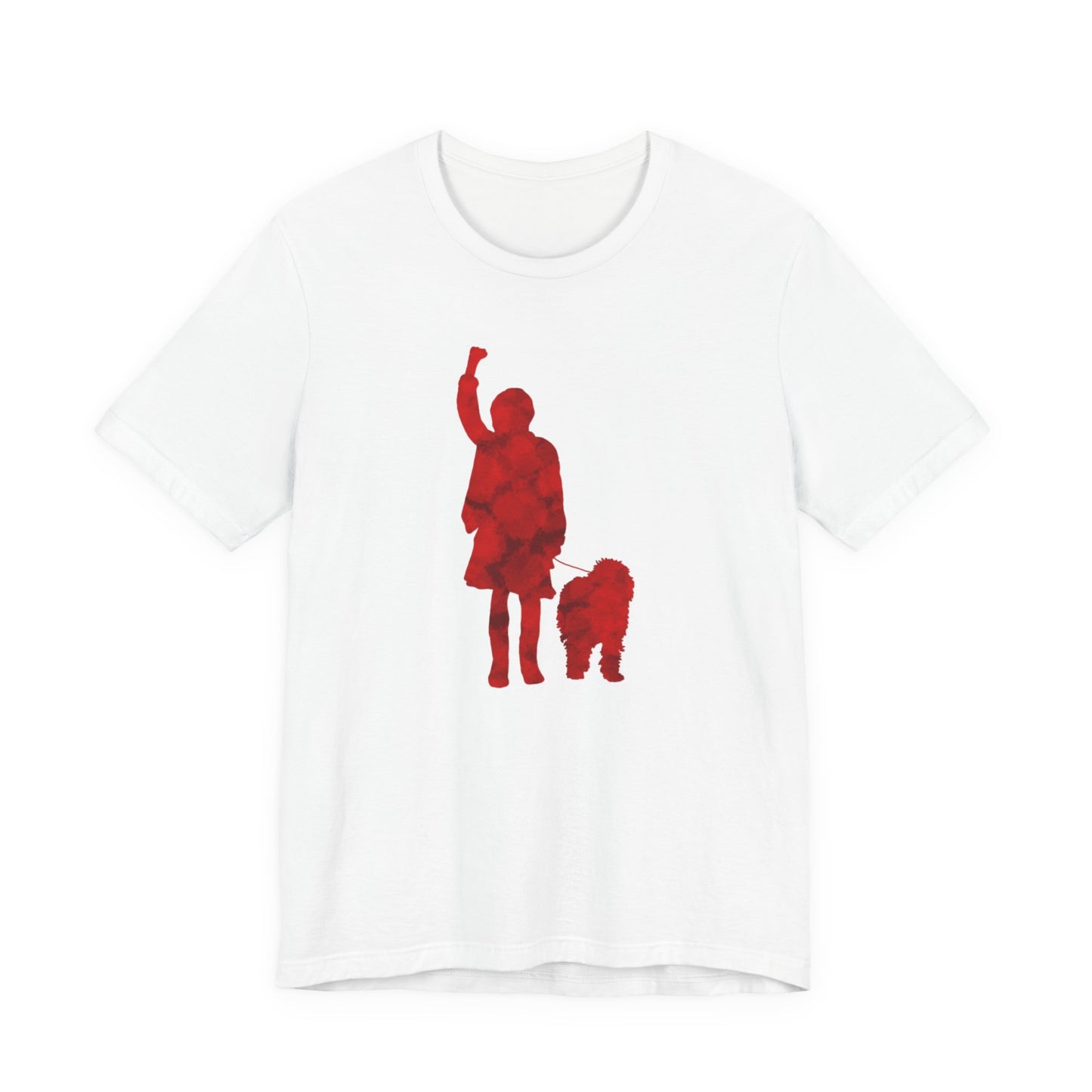 Annie & Sandy The Dog Watercolour Outline Unisex Adult Tee