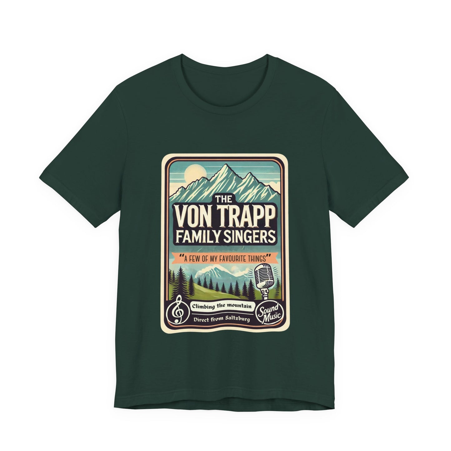 The Sound of Music, Von Trapp Family Singers Adult Unisex Tee
