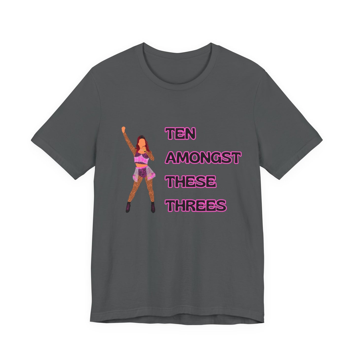 Six Catherine Howard, Ten Amongst These Threes, Adult Unisex Tee