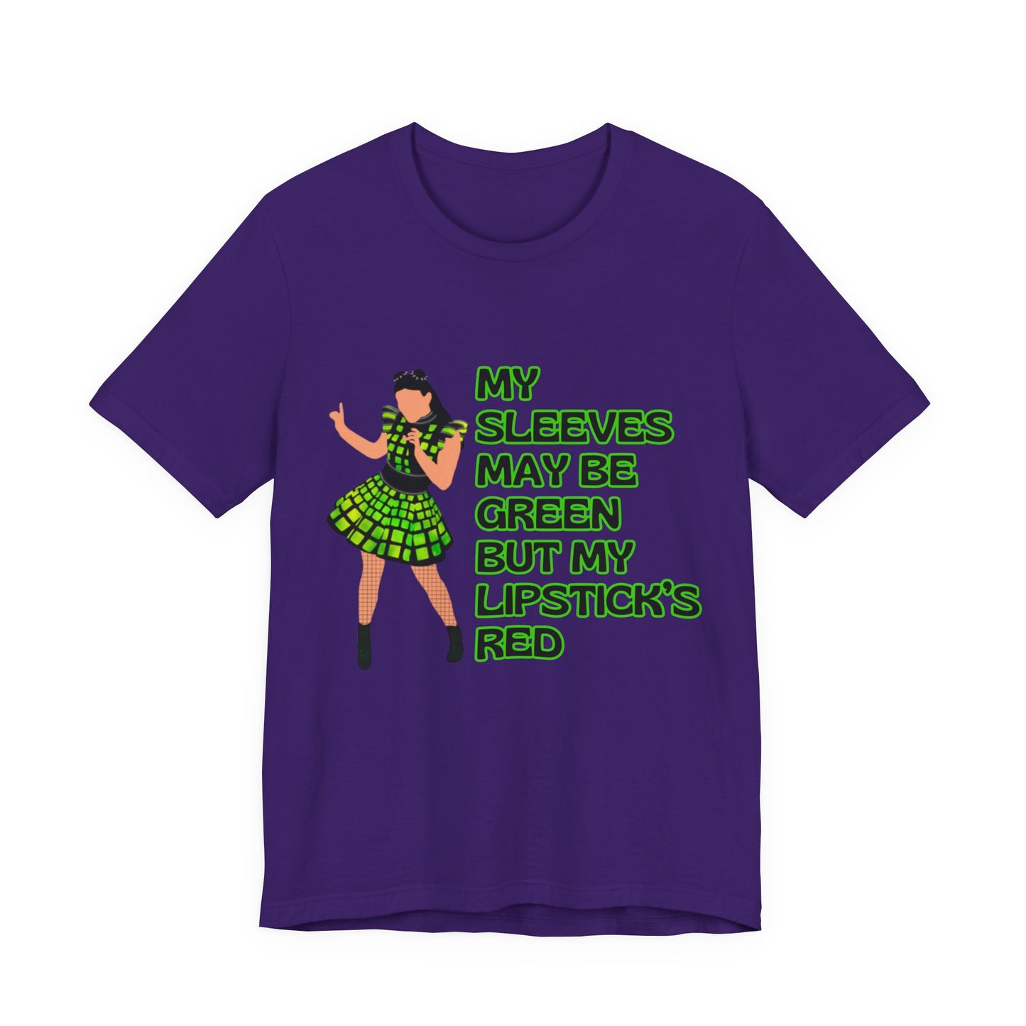 Six Anne Boleyn, My Sleeves May Be Green But My Lipstick's Red, Adult Unisex Tee