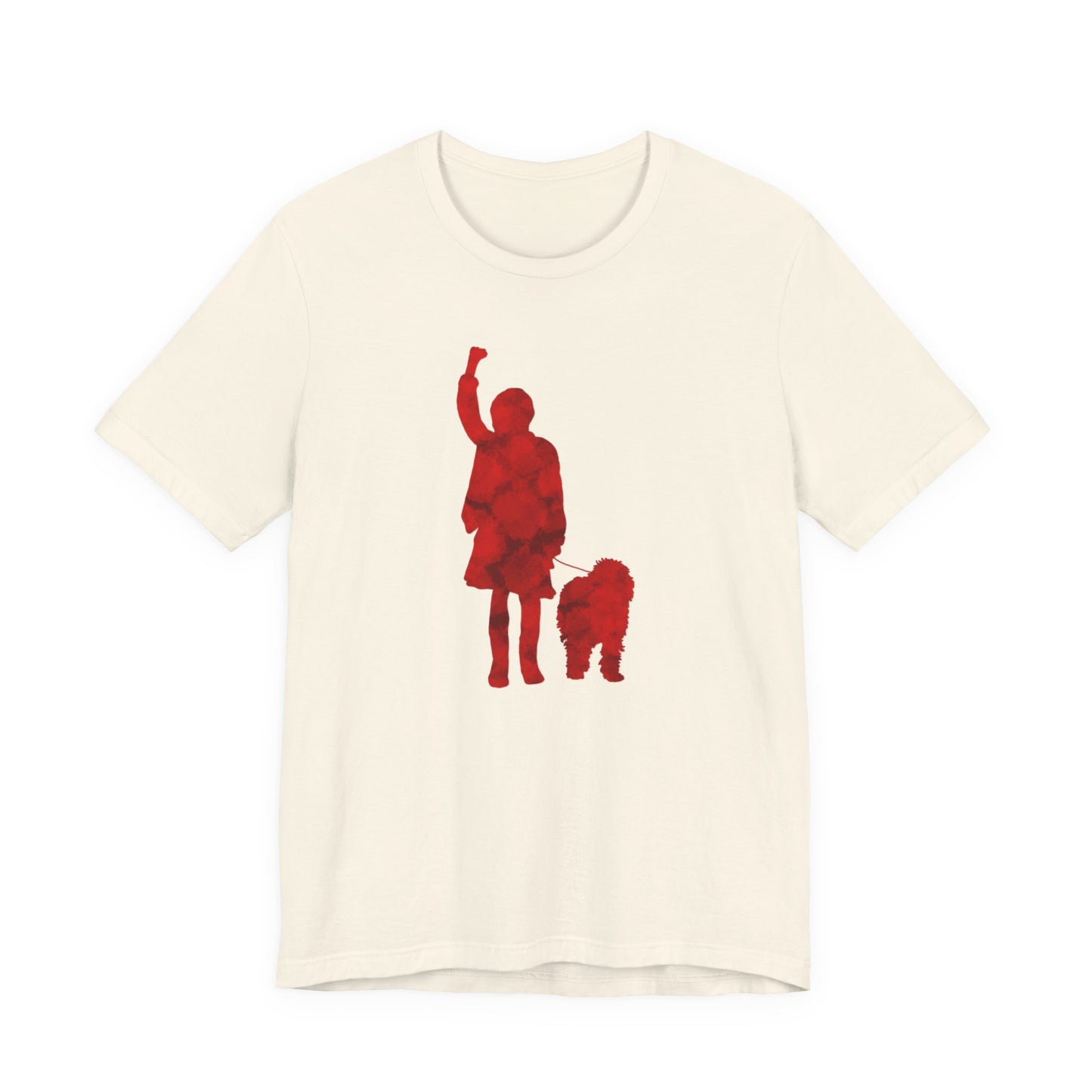 Annie & Sandy The Dog Watercolour Outline Unisex Adult Tee