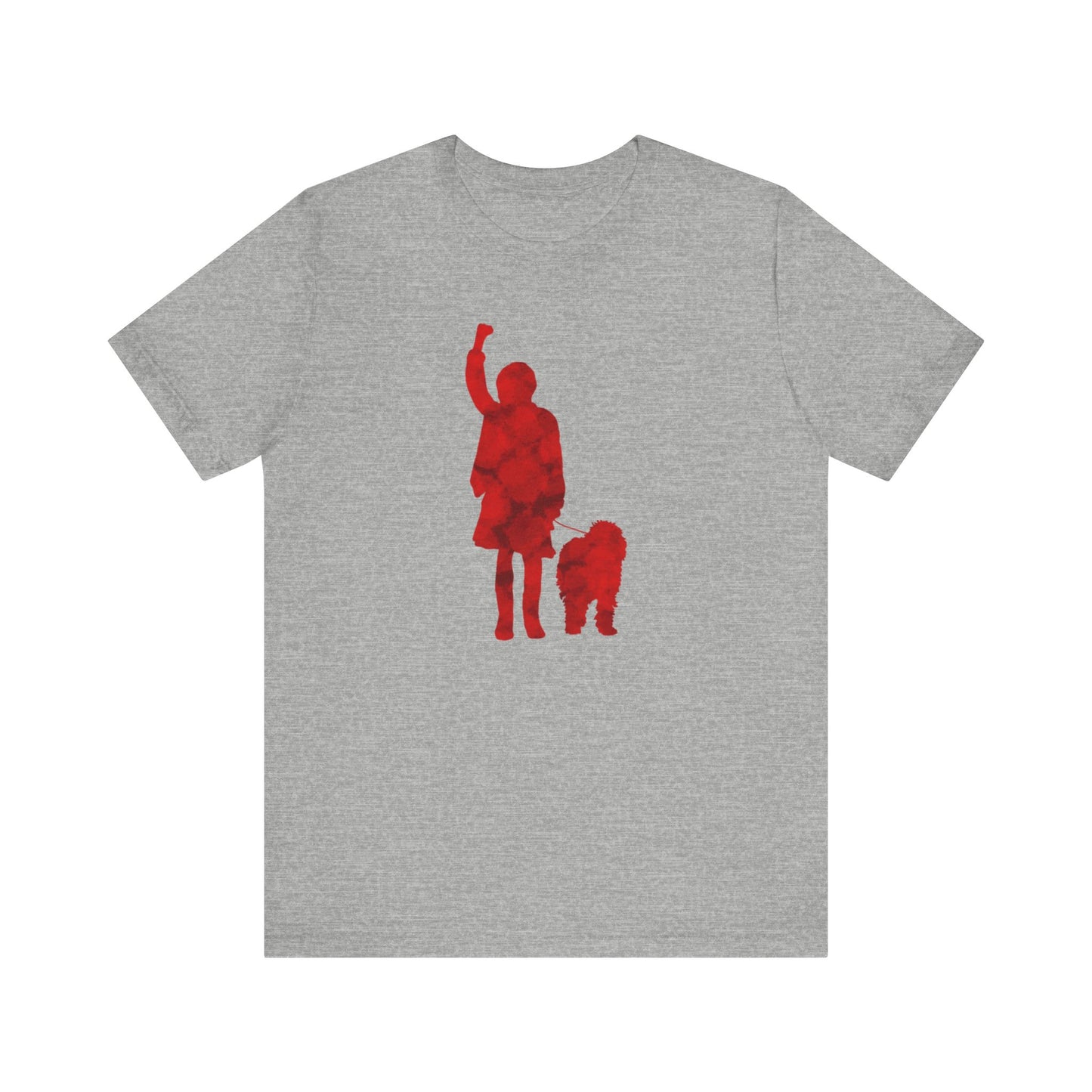 Annie & Sandy The Dog Watercolour Outline Unisex Adult Tee
