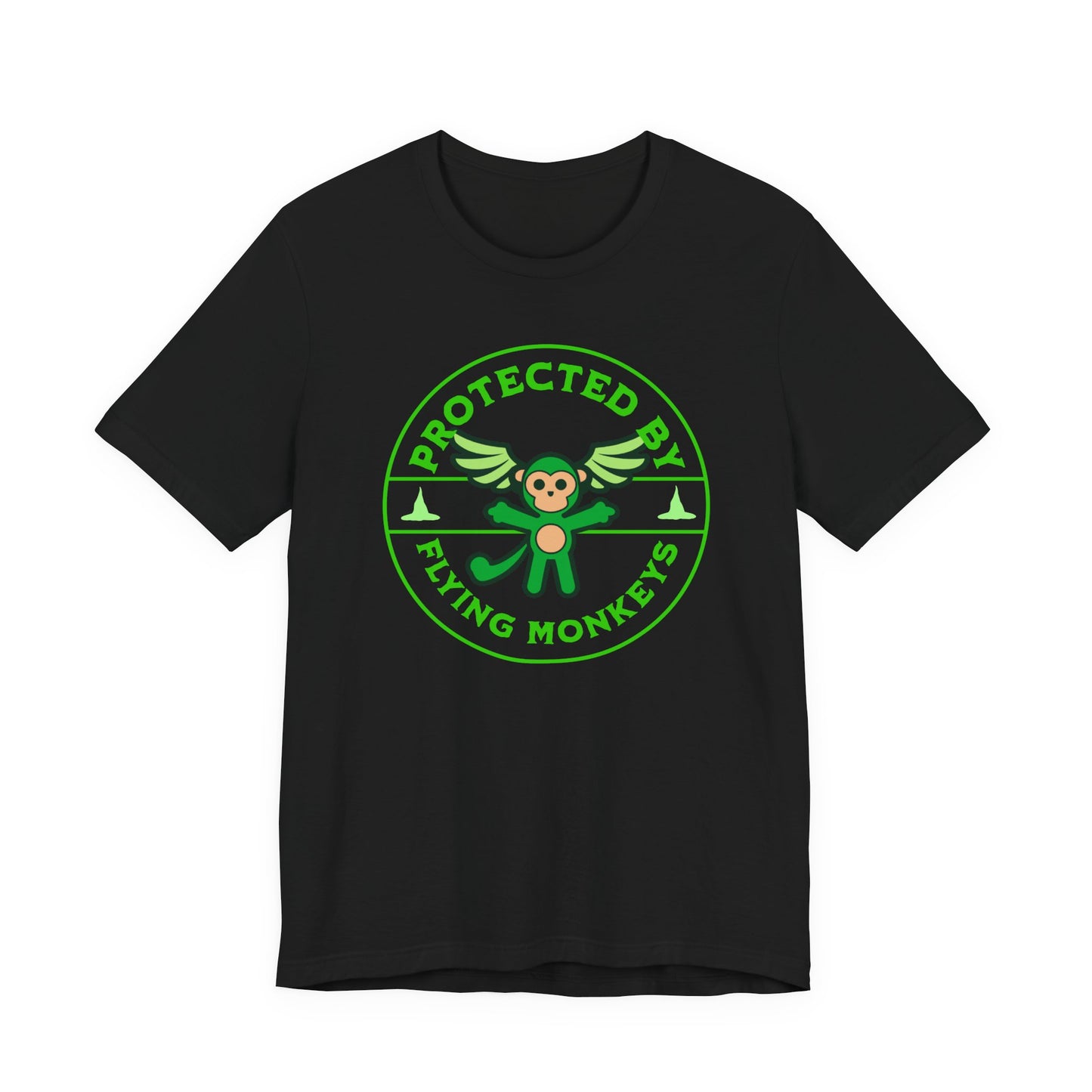 Protected By Flying Monkeys Wicked Adult Unisex Tee