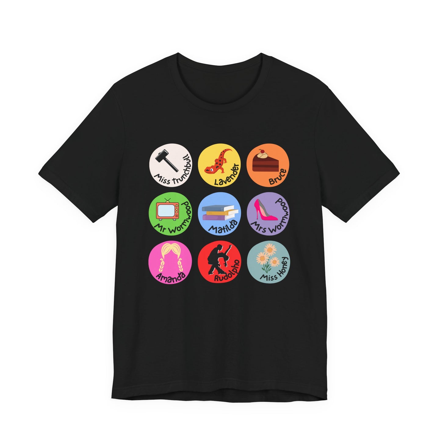 Characters of Matilda Adult Unisex Tee