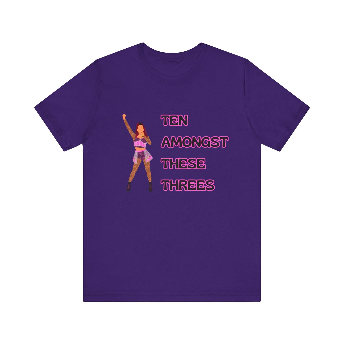 Six Catherine Howard, Ten Amongst These Threes, Adult Unisex Tee