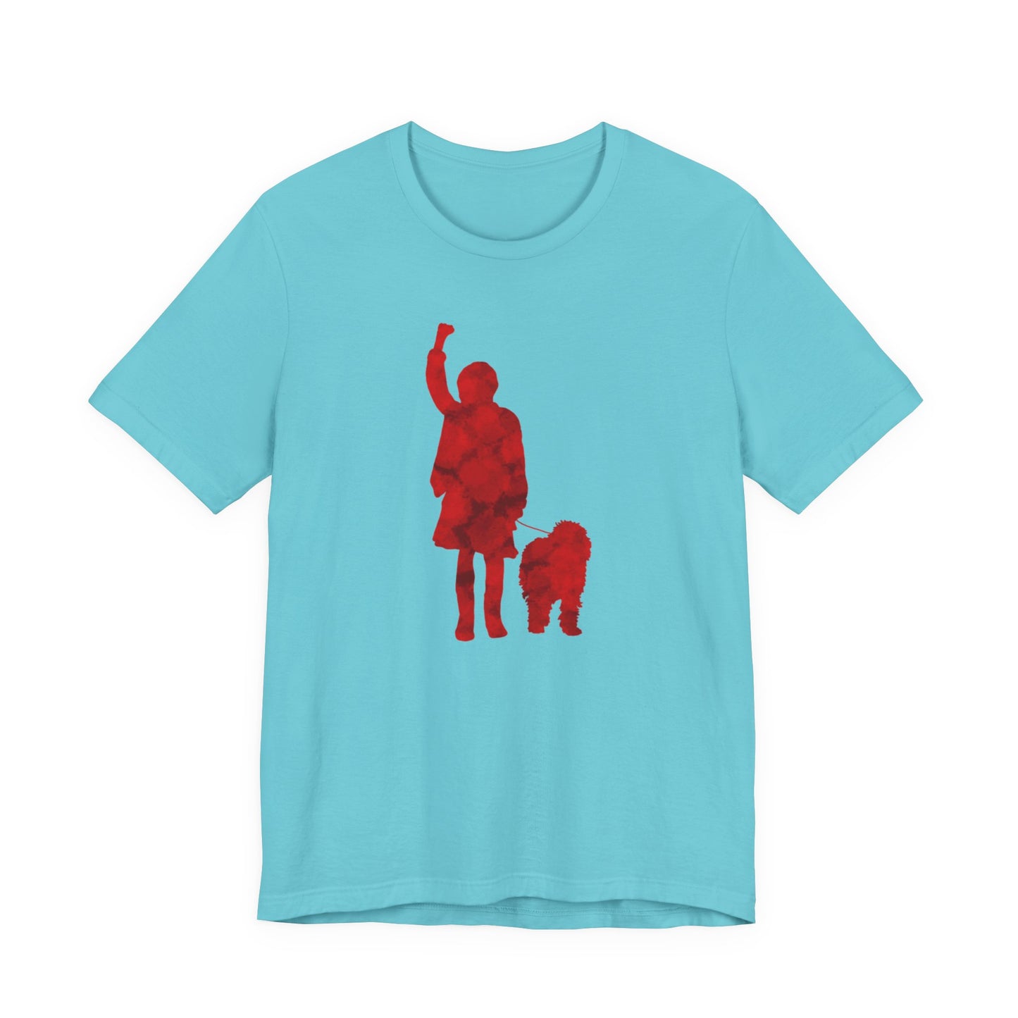 Annie & Sandy The Dog Watercolour Outline Unisex Adult Tee