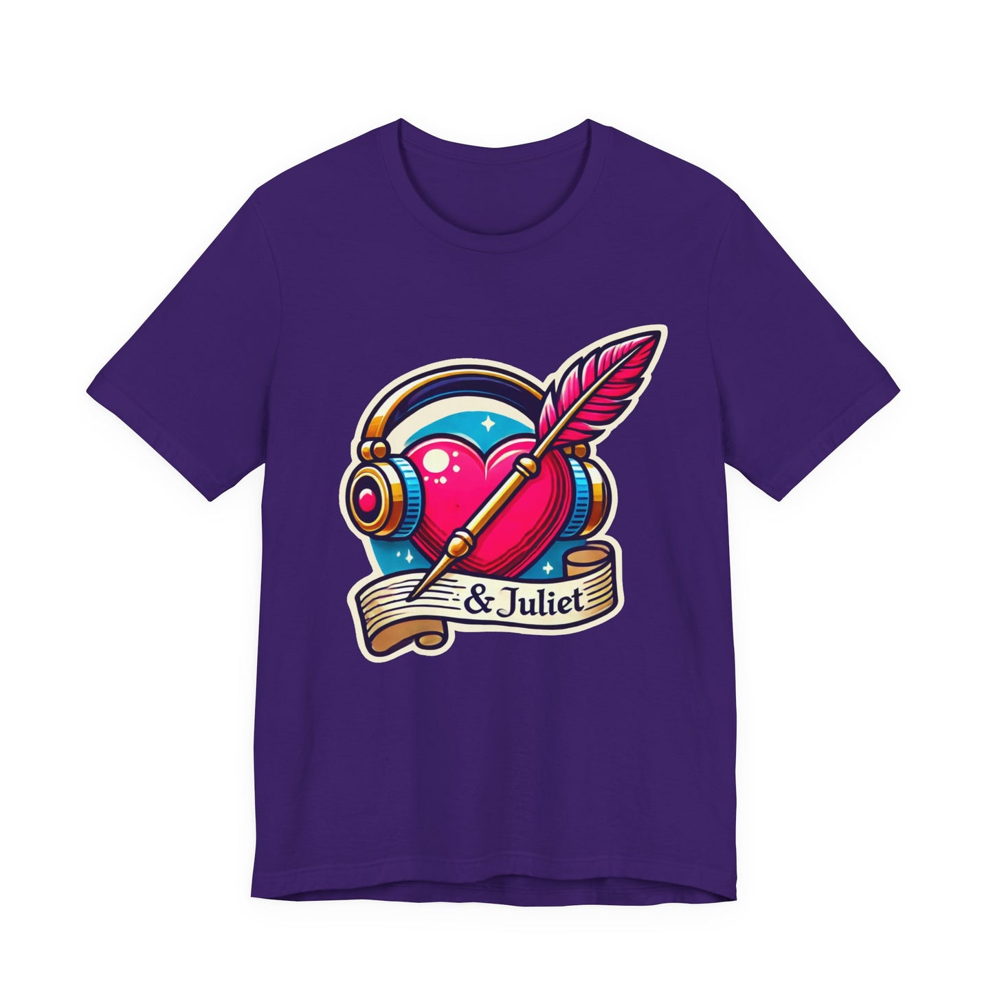 & Juliet Quill To The Heart Adult Unisex Tee
