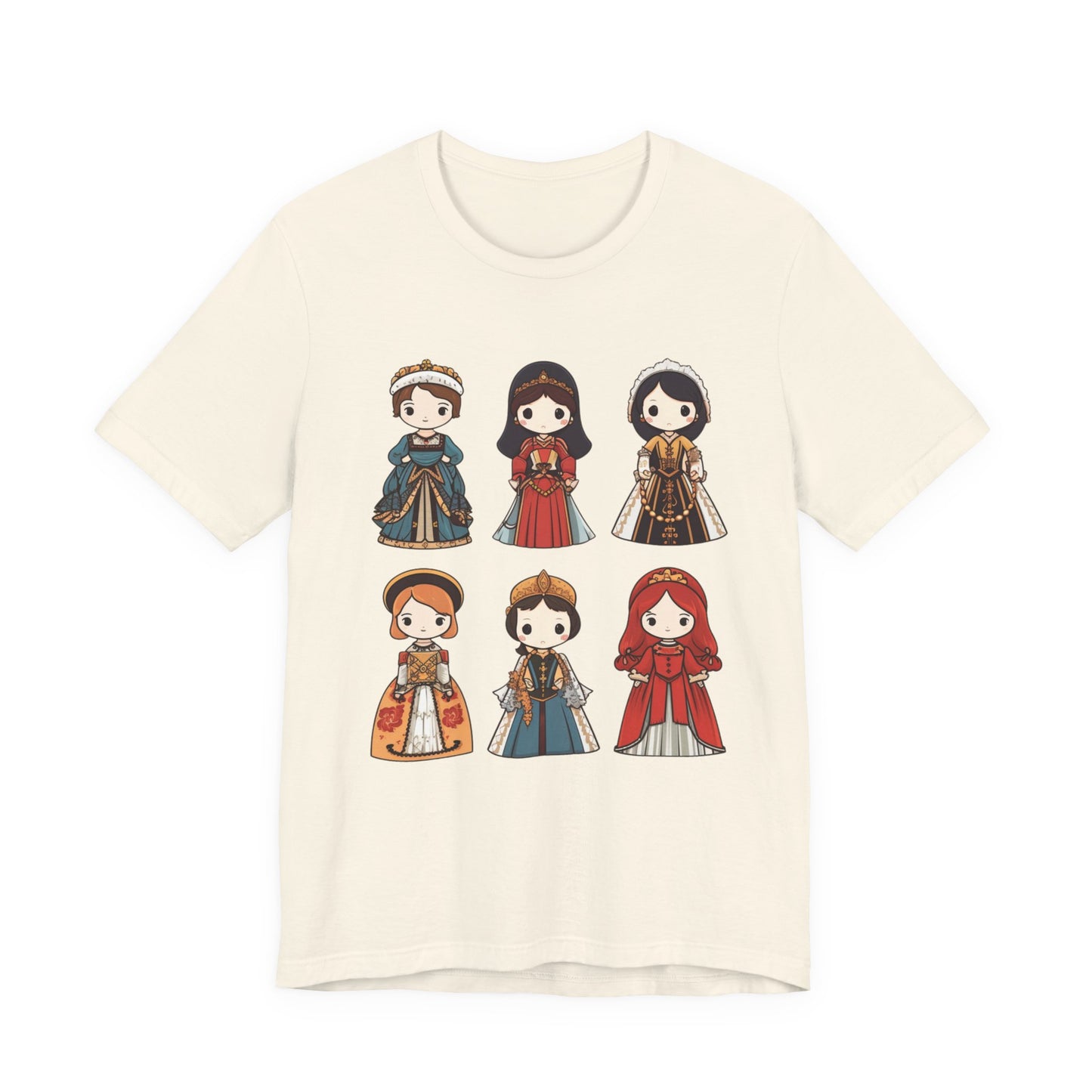 Six Wives Of Henry VIII Adult Unisex Tee