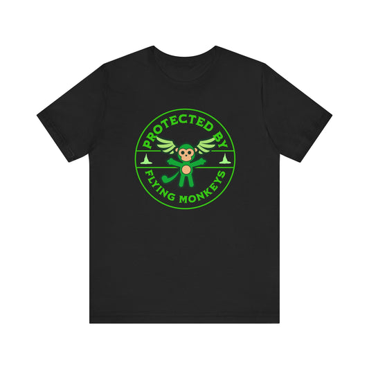 Protected By Flying Monkeys Wicked Adult Unisex Tee