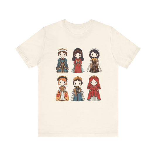 Six Wives Of Henry VIII Adult Unisex Tee