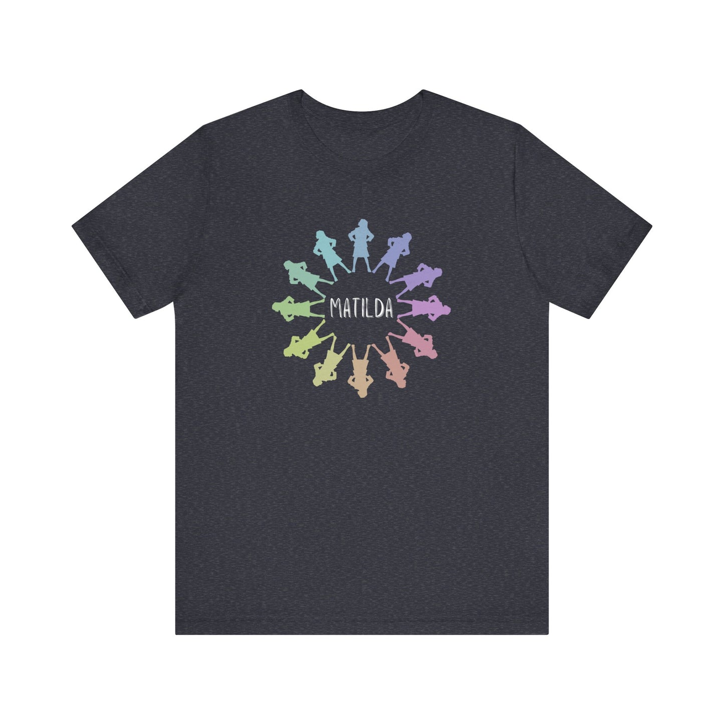 Matilda Gradient Strong Girl Adult Unisex Tee