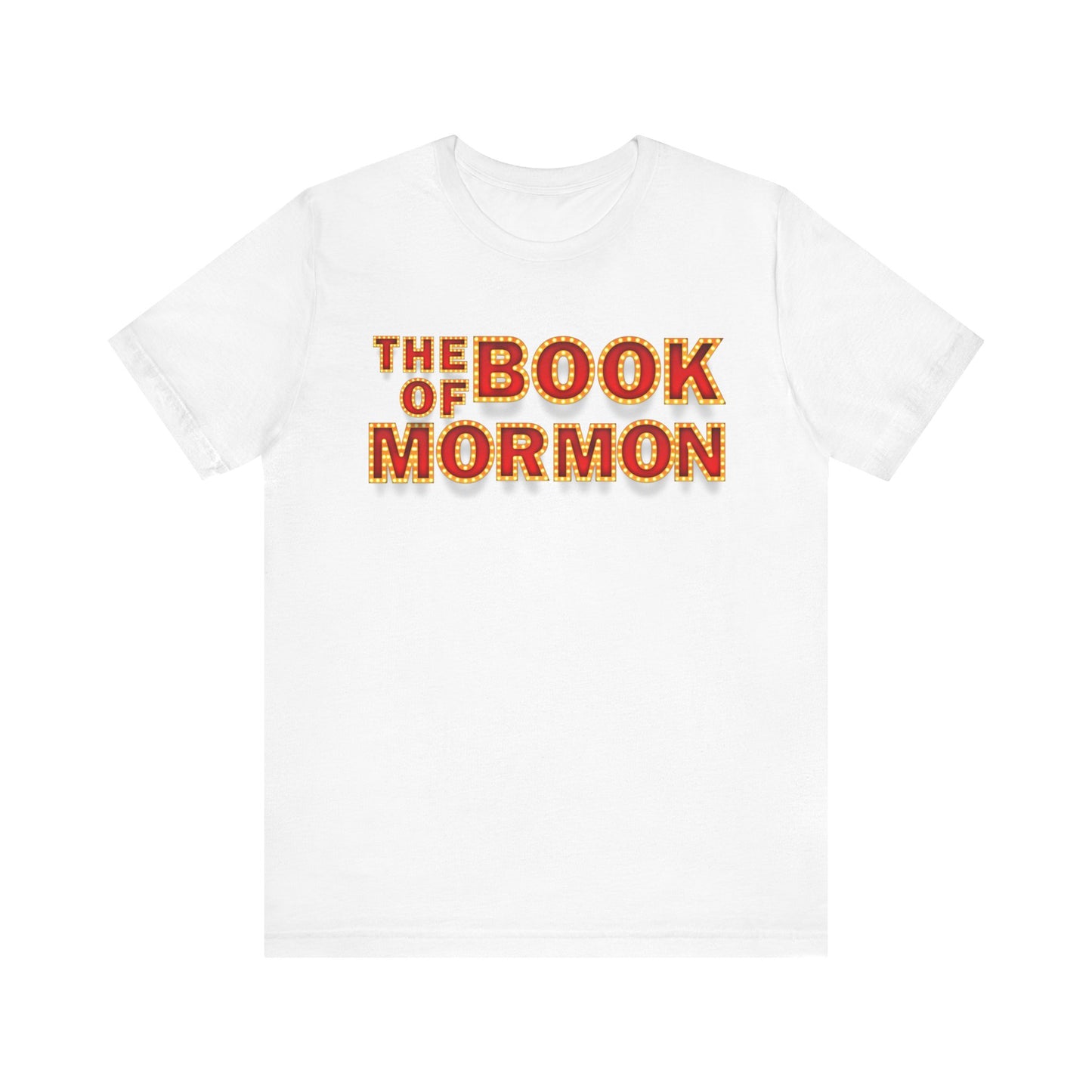 The Book of Mormon Broadway Marquee Sign Adult Unisex Tee
