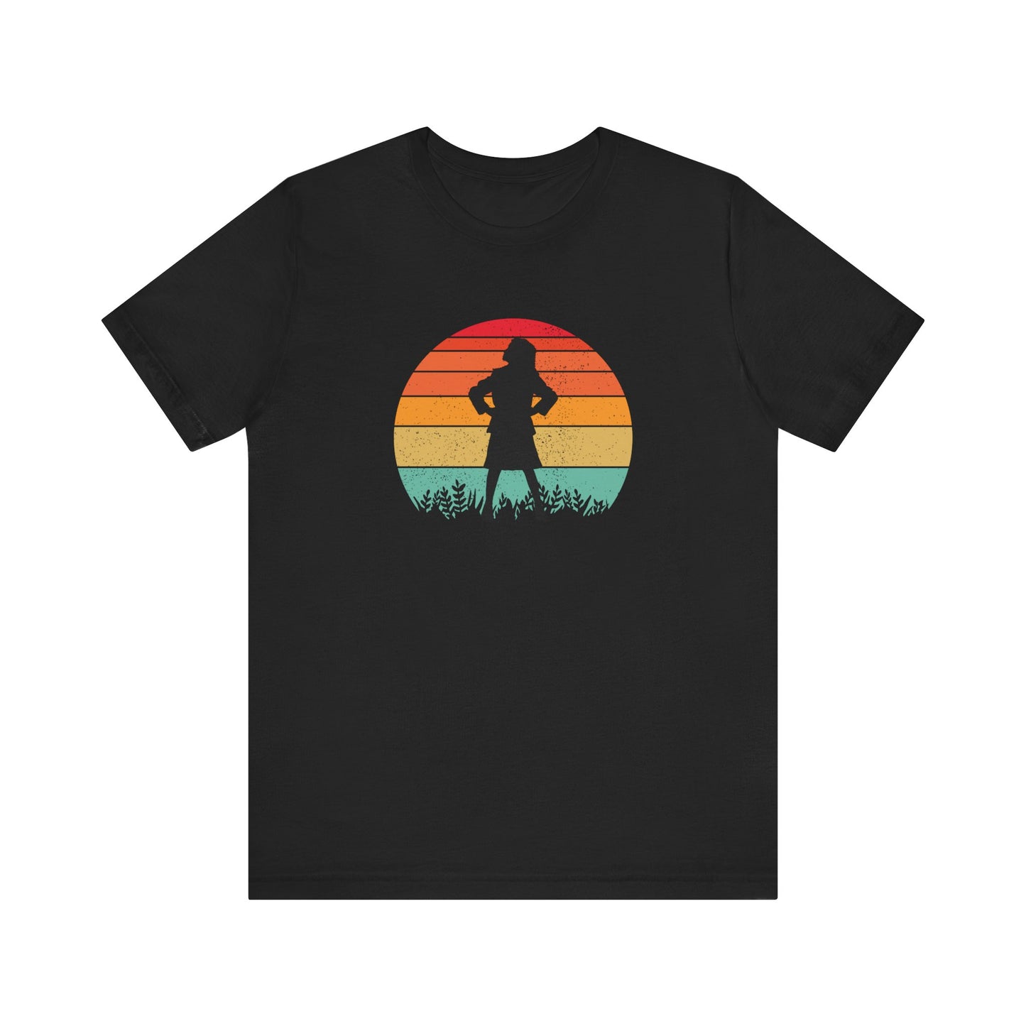 Matilda Strong Girl Sunset Retro Adult Unisex Tee