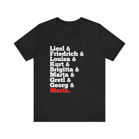Sound of Music, Von Trapp Family Adult Unisex Tee