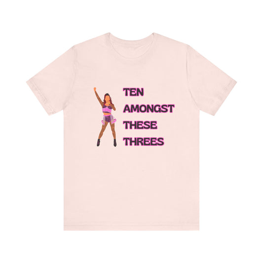 Six Catherine Howard, Ten Amongst These Threes, Adult Unisex Tee