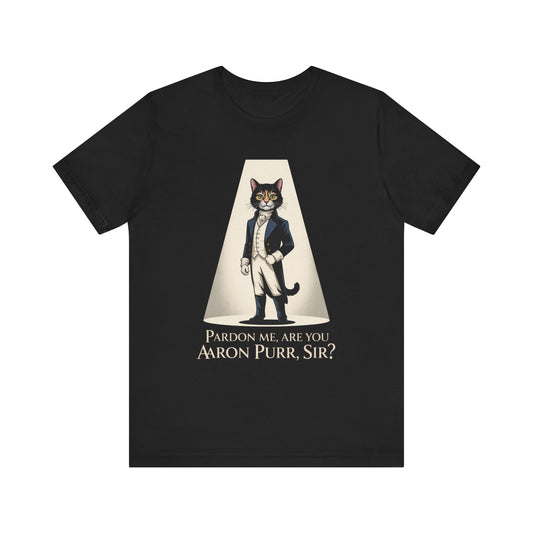 Hamilton Are You Aaron Purr Sir? Unisex Adult Tee