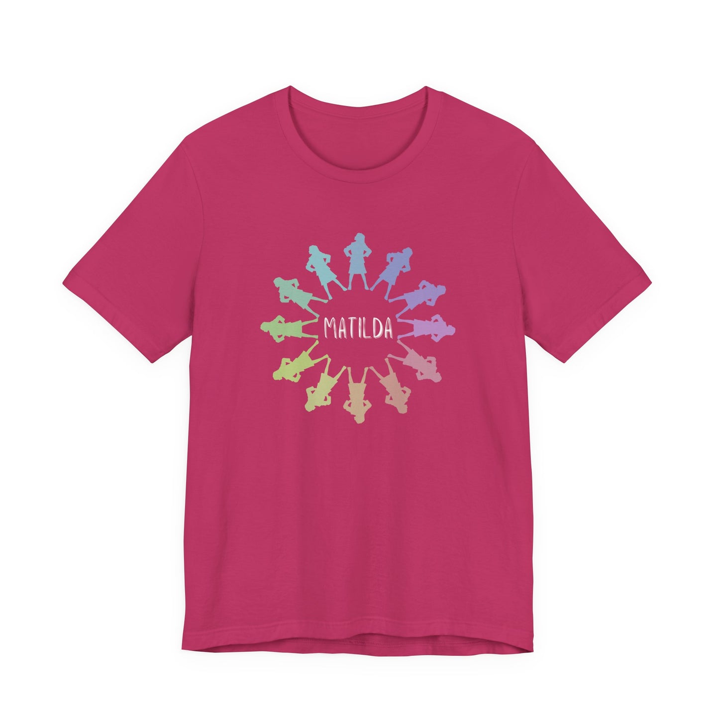 Matilda Gradient Strong Girl Adult Unisex Tee