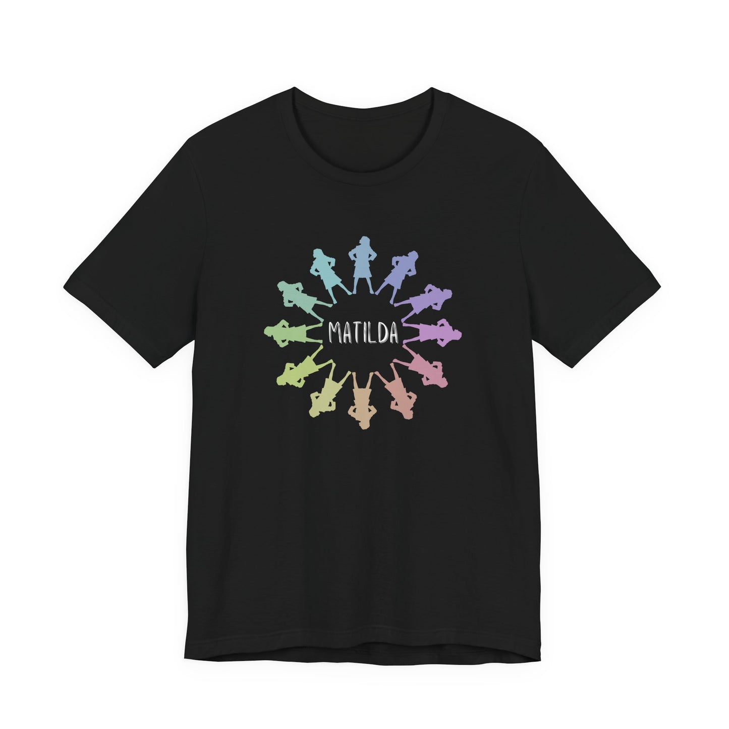 Matilda Gradient Strong Girl Adult Unisex Tee