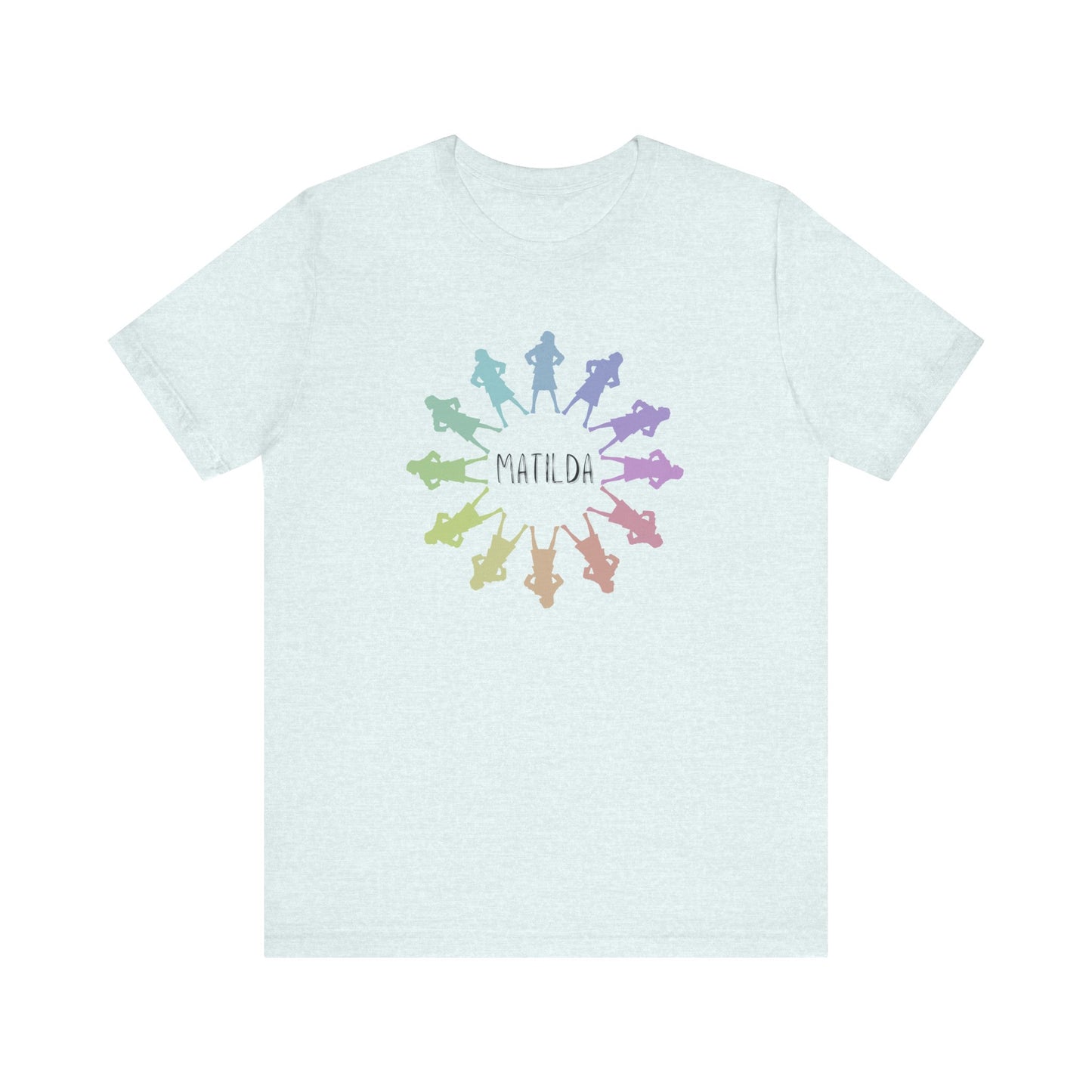 Matilda Gradient Strong Girl Adult Unisex Tee