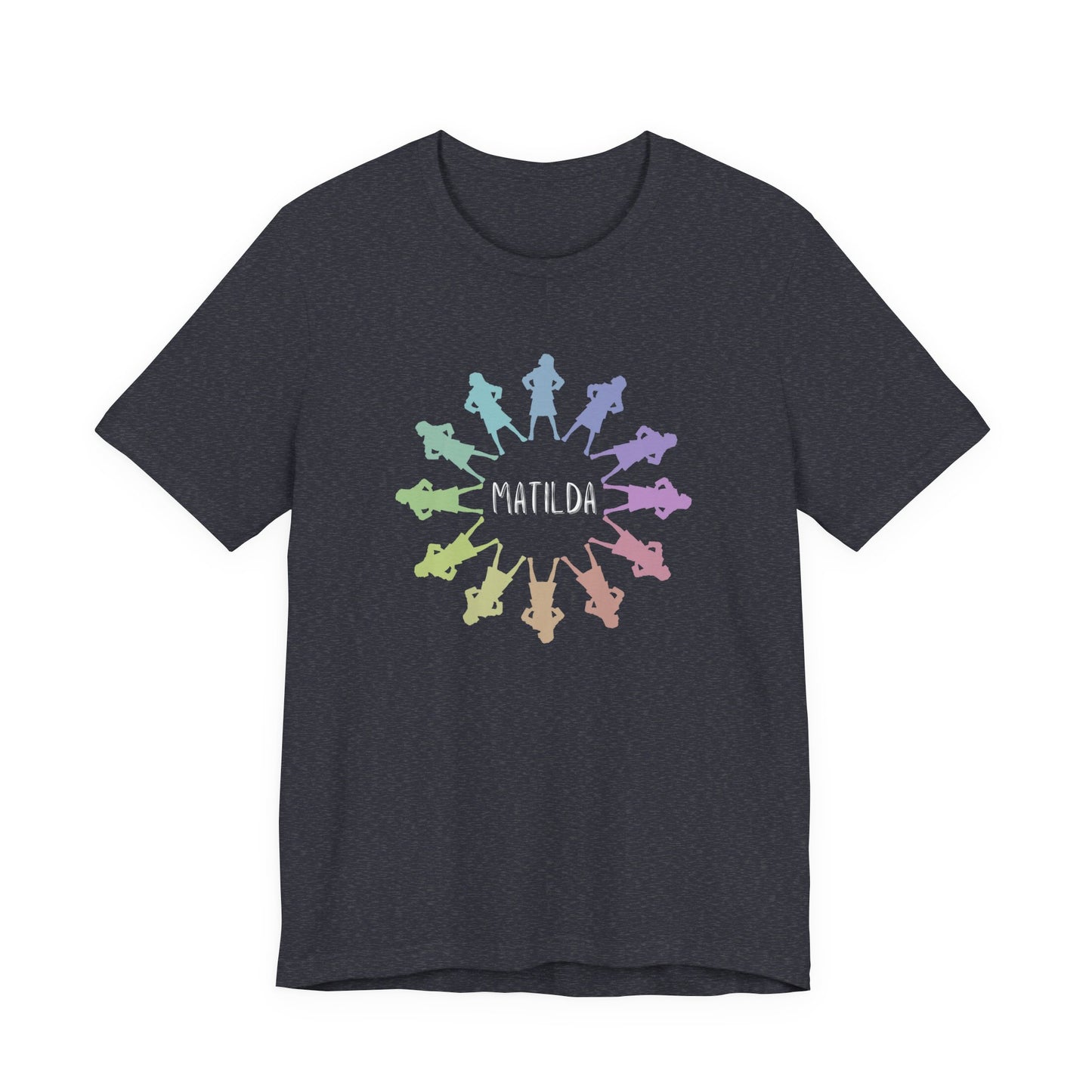 Matilda Gradient Strong Girl Adult Unisex Tee